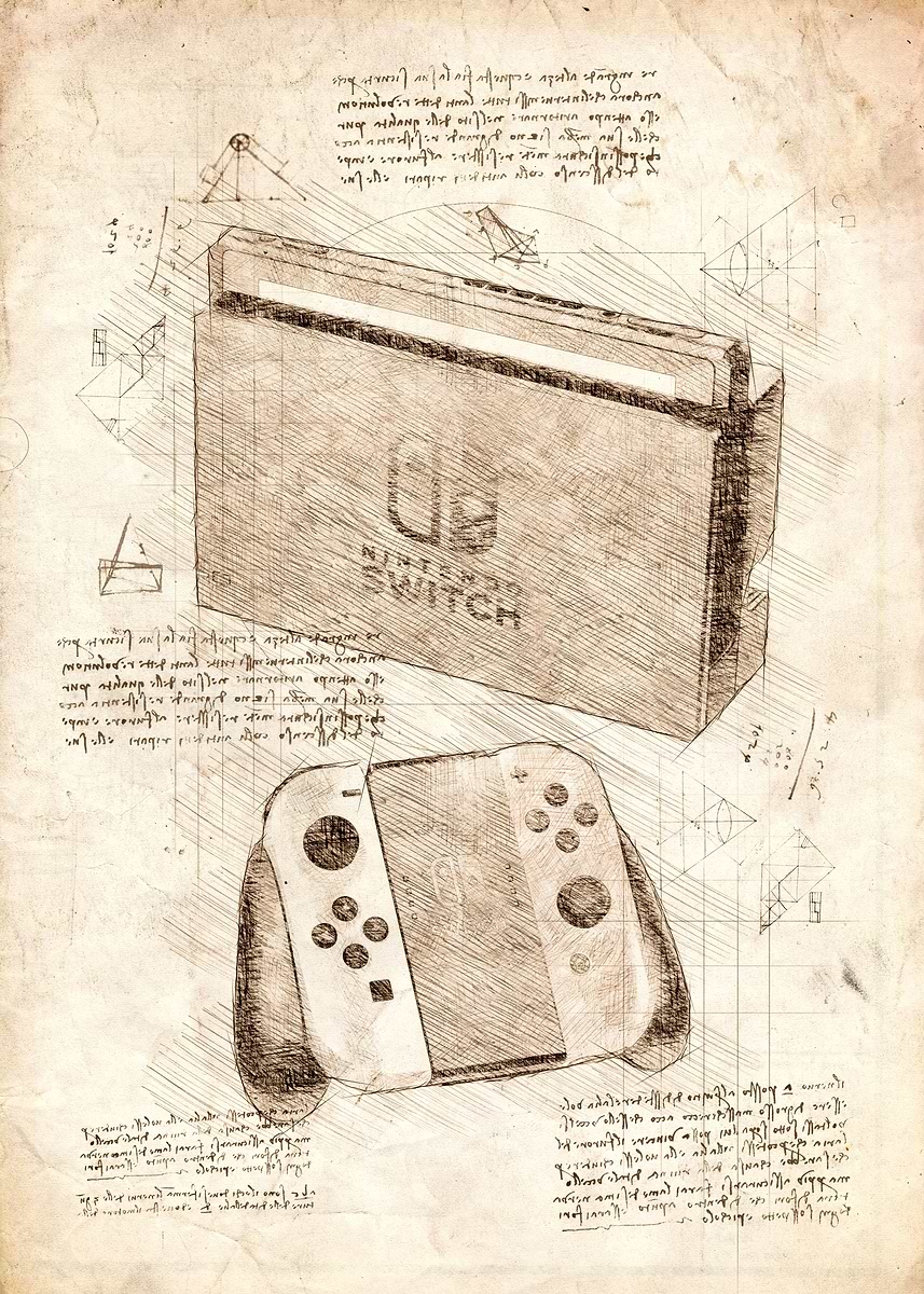 Nintendo Switch 【Michelle ディップアート作家】 2023 Disney Illusion Island Framed Print Ad/poster Nintendo Switch