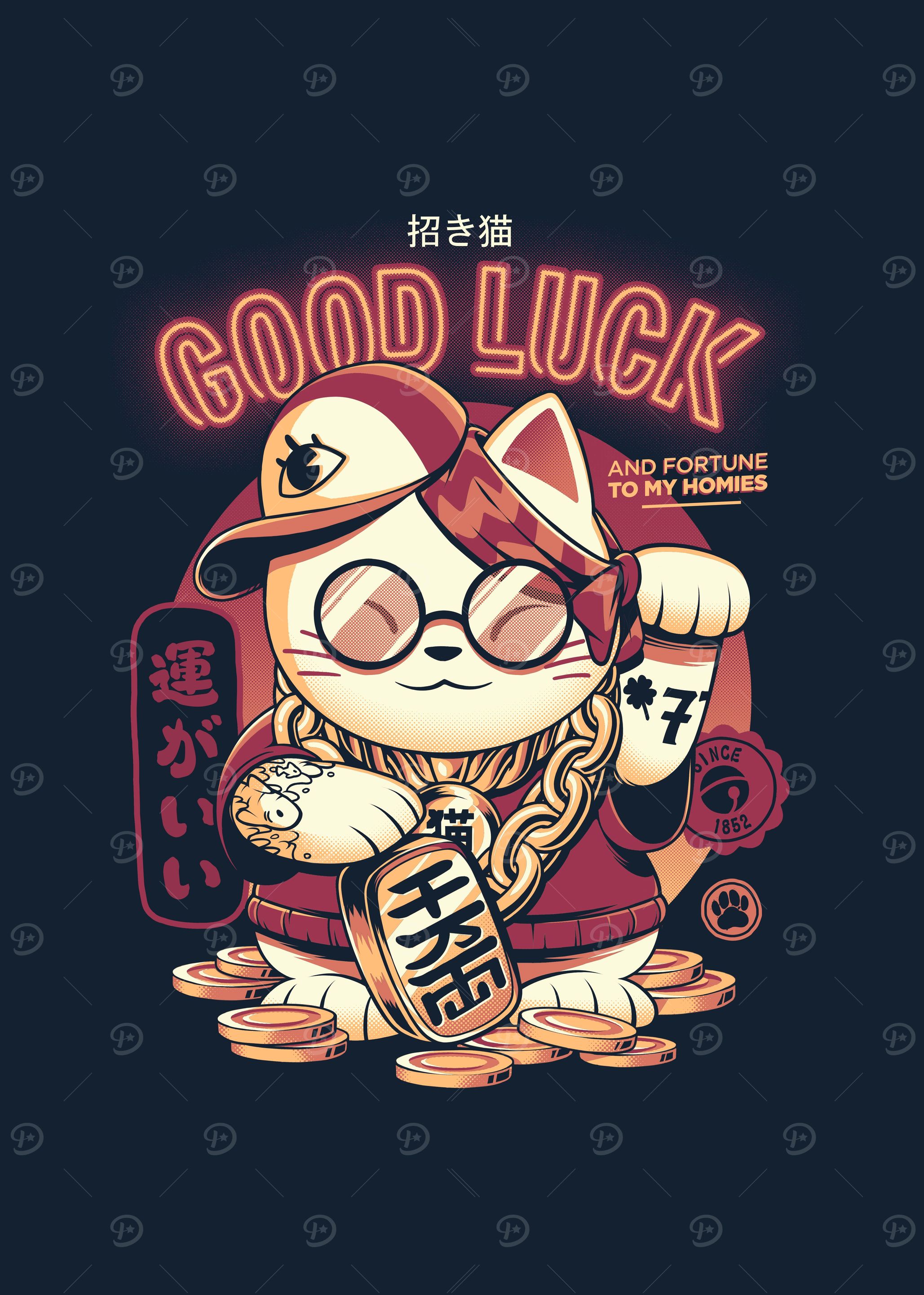 小物 GALLERY DEPT. Good Luck Poster Good Luck Clipart Posters for Sale | Redbubble