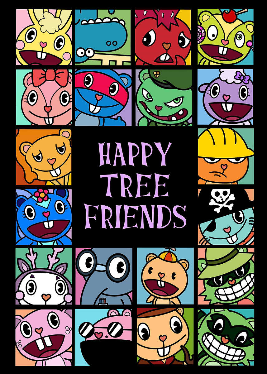 Happy Tree Friends クリアファイル 3点セット Happy Tree Friends
