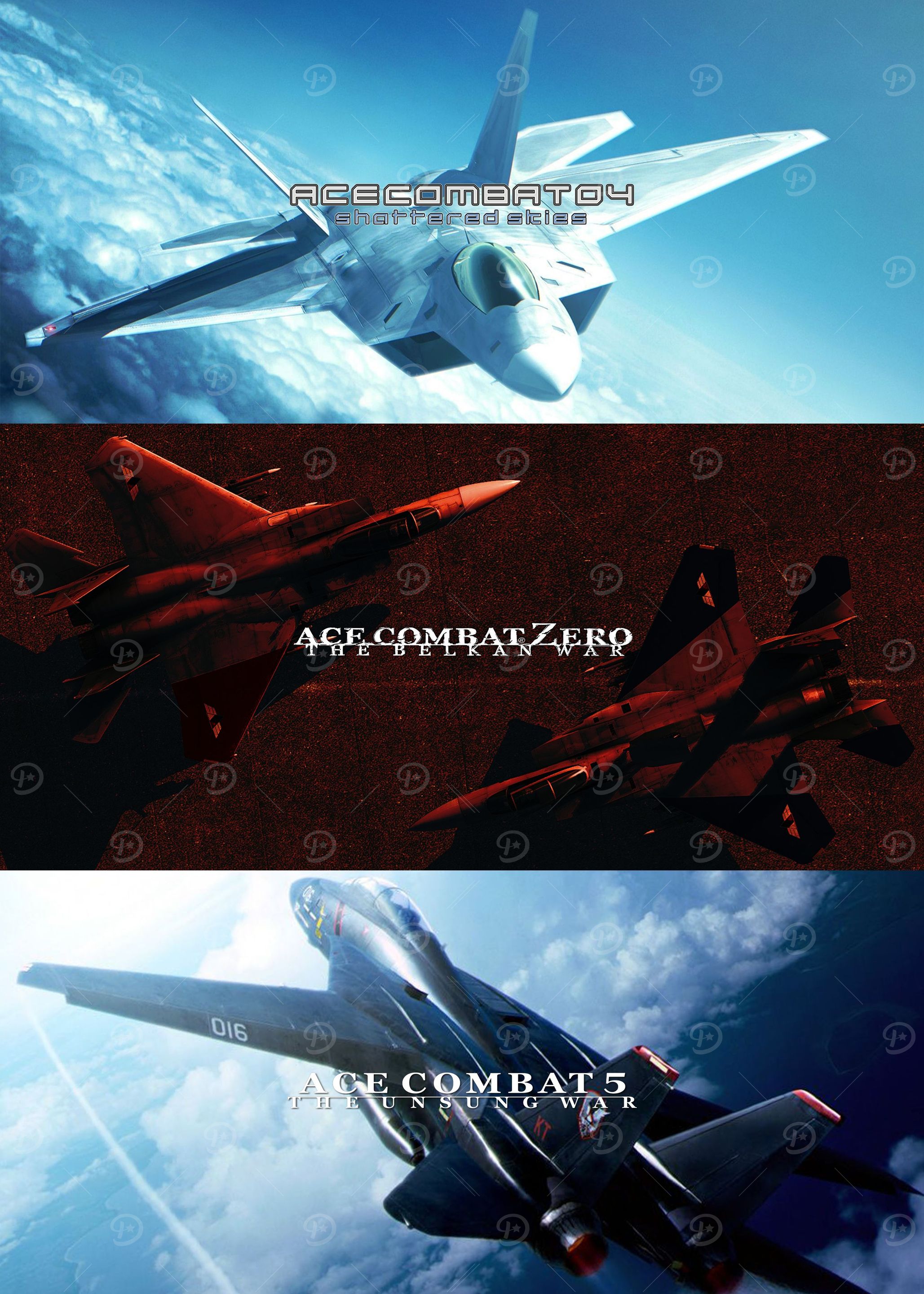 Ace Combat Poster, Picture & Metal Print – Flight Simulator | Displate