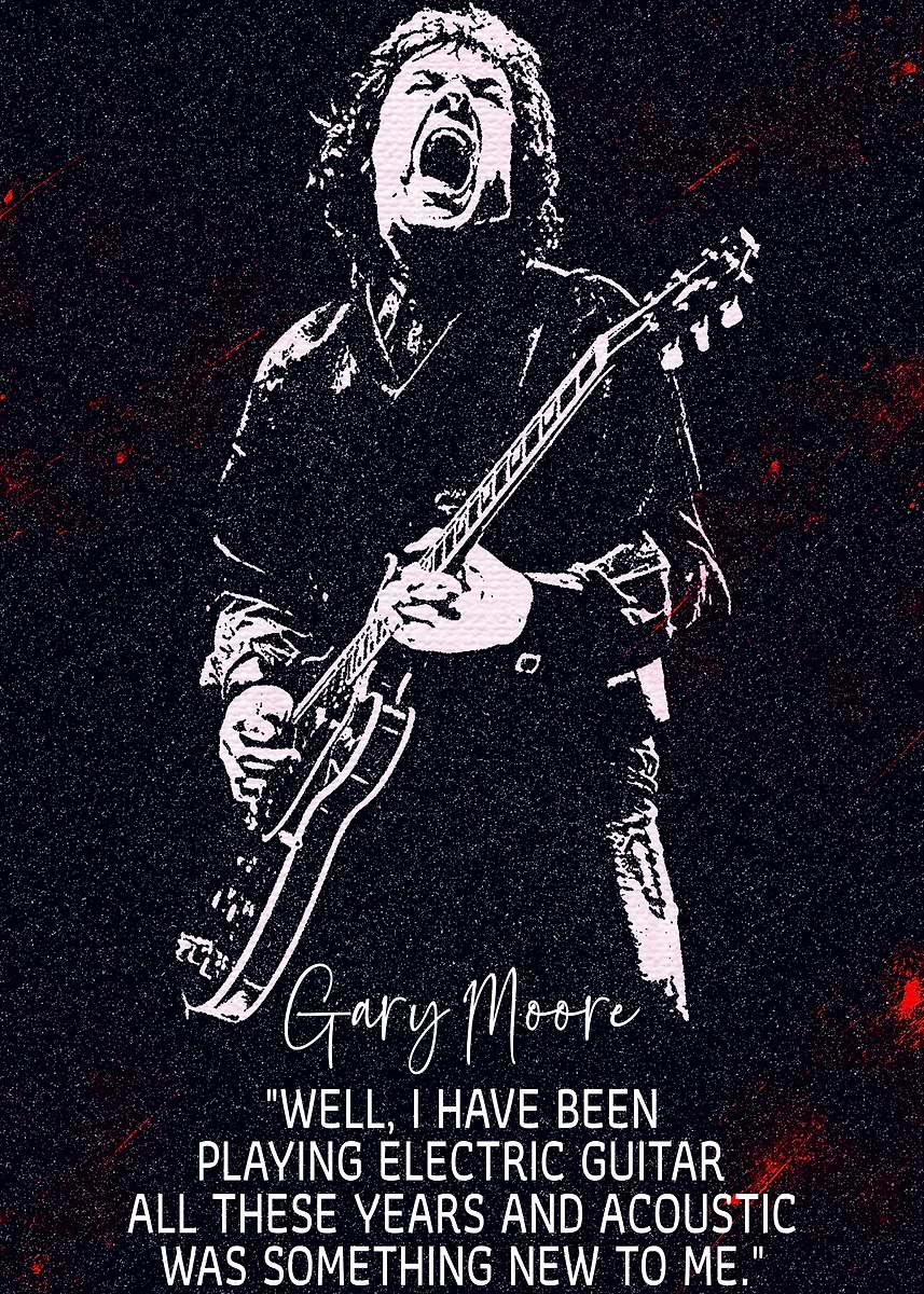 Gary Moore After the War B2 販促ポスター Gary Moore - After The War 1989 - Poster, Concertposter, Concert