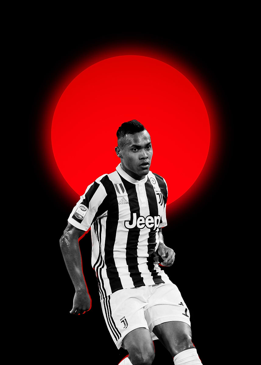 Alex Sandro' Poster, picture, metal print, paint by Pixel Nation