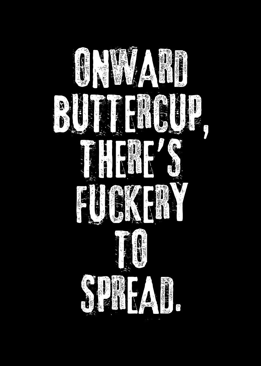 Rude Funny Quotes Fuckery' Poster, picture, metal print, paint by