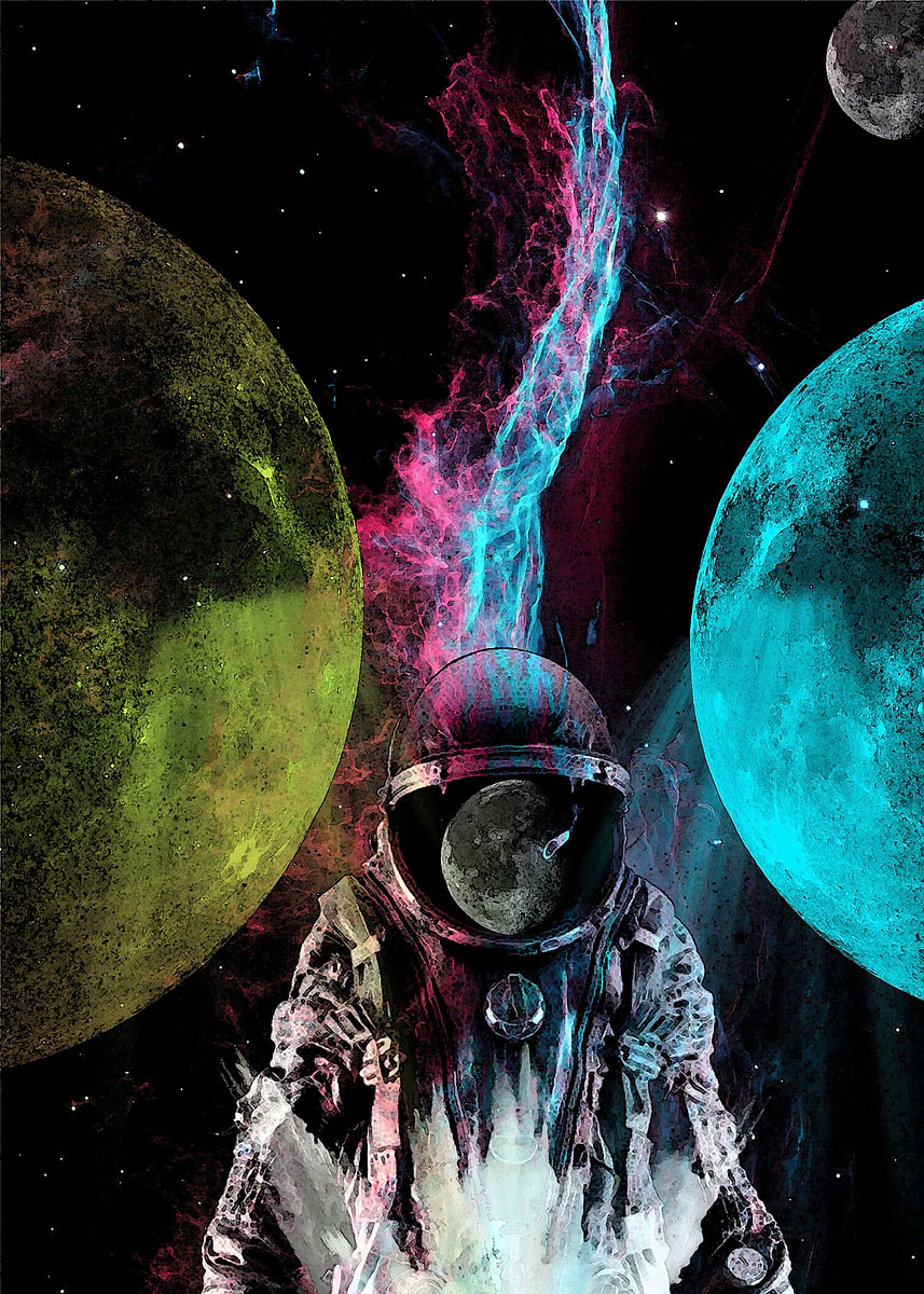 art the sky' Poster, picture, metal print, paint by Muhammad Anas