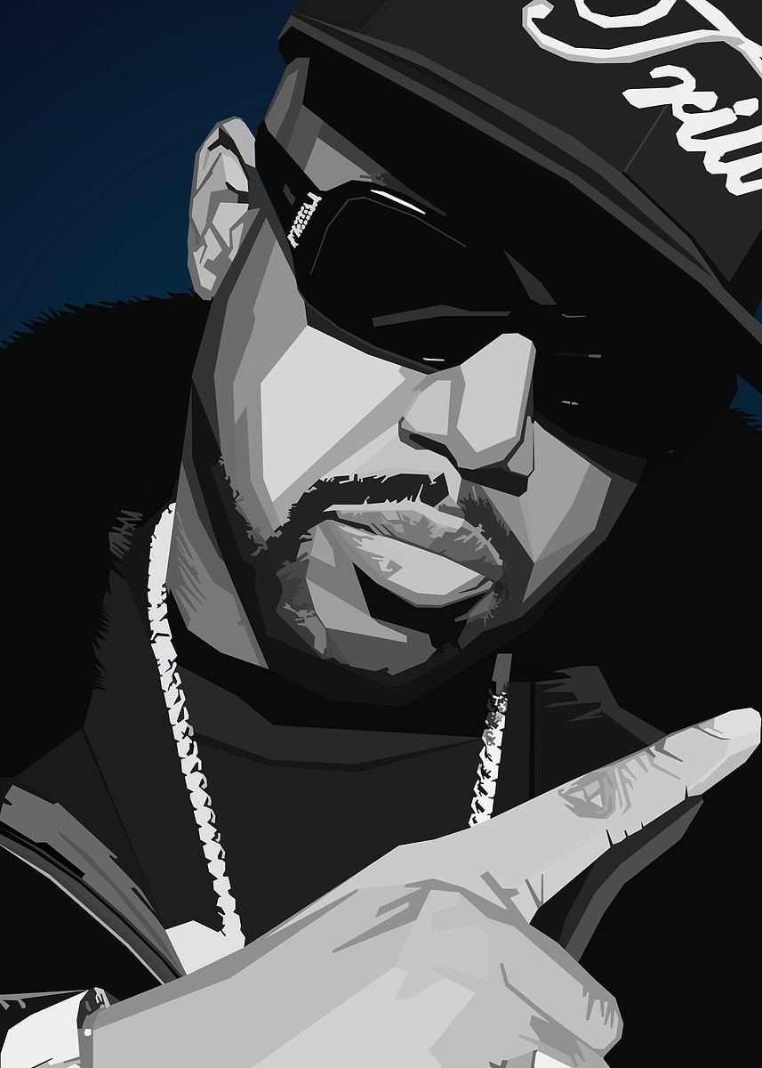 Pimp C Rapper ' Poster, picture, metal print, paint by NGUYEN DINH