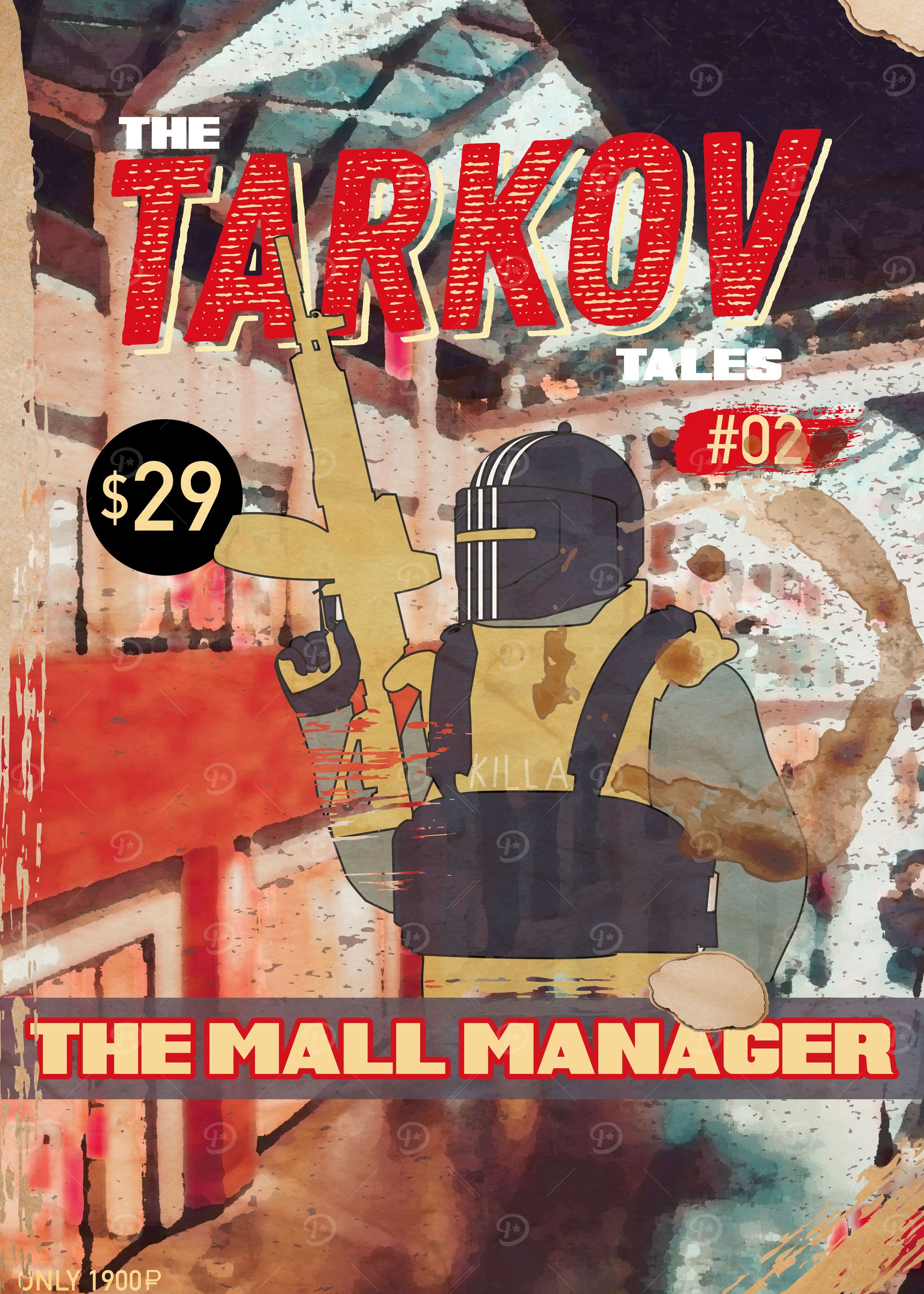 'The Tarkov tales 02 Killa' Poster, picture, metal print, paint ... - Displate