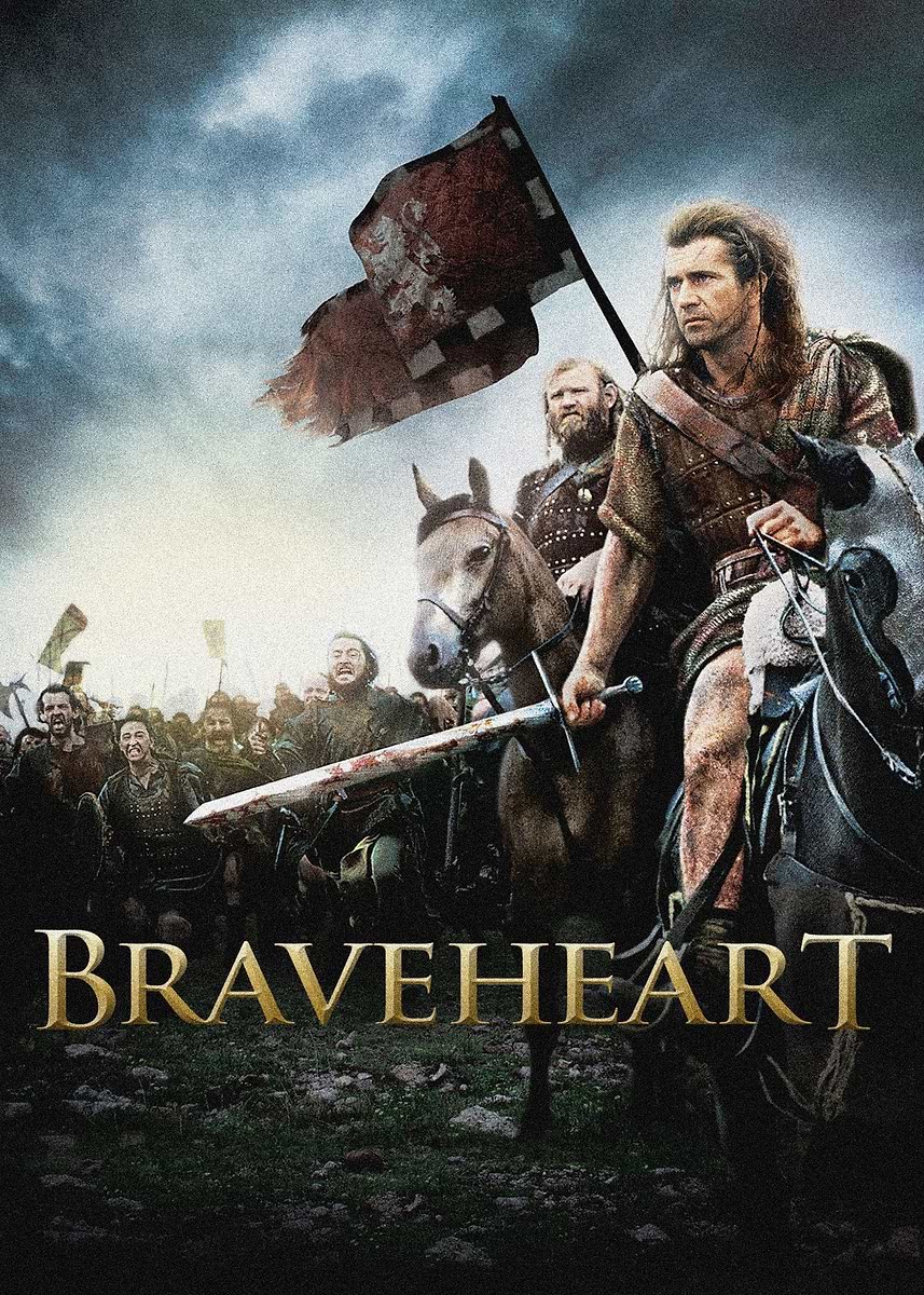 Braveheart Movie Poster' Poster, picture, metal print, paint by