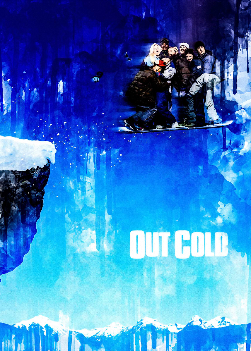 'Out Cold' Poster, picture, metal print, paint by Kaye Luca | Displate
