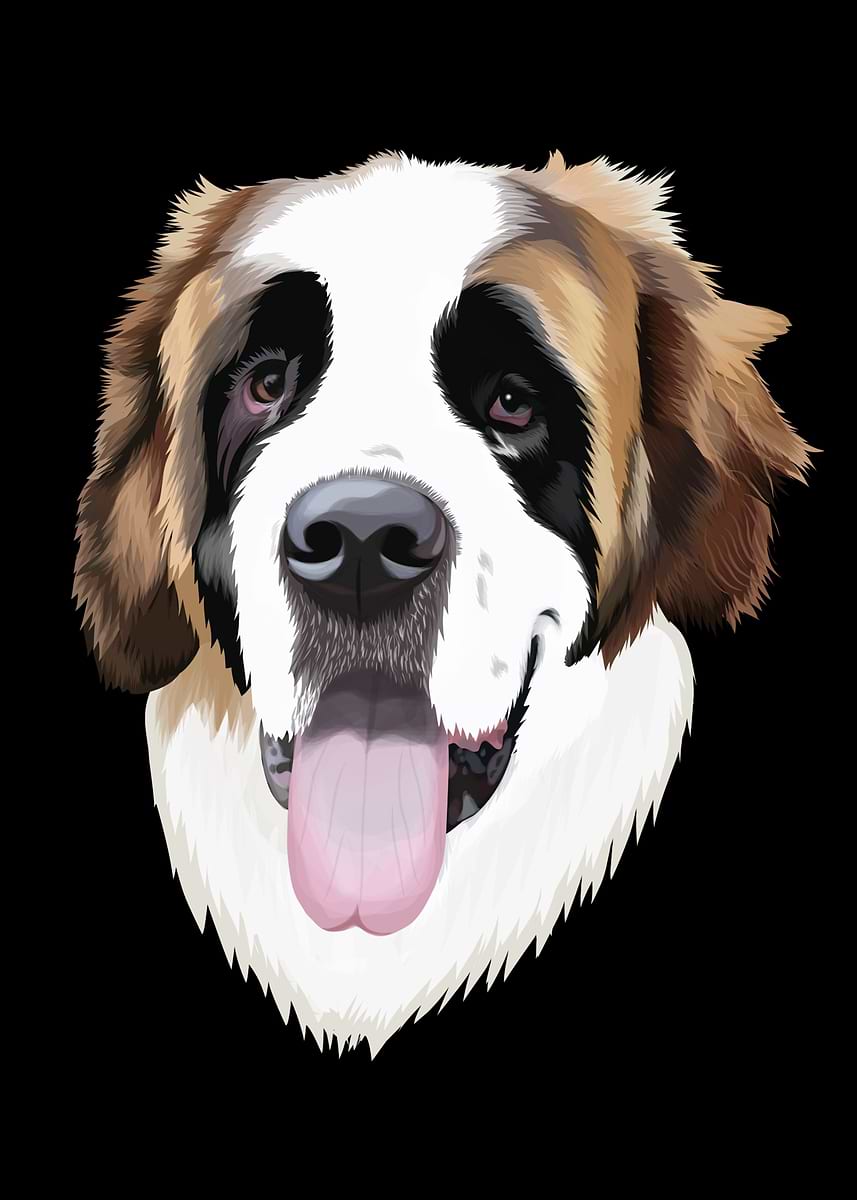 Dog Vector Poster 'The Dog Vector' Poster, picture, metal print, paint by Ega WaMa | Displate