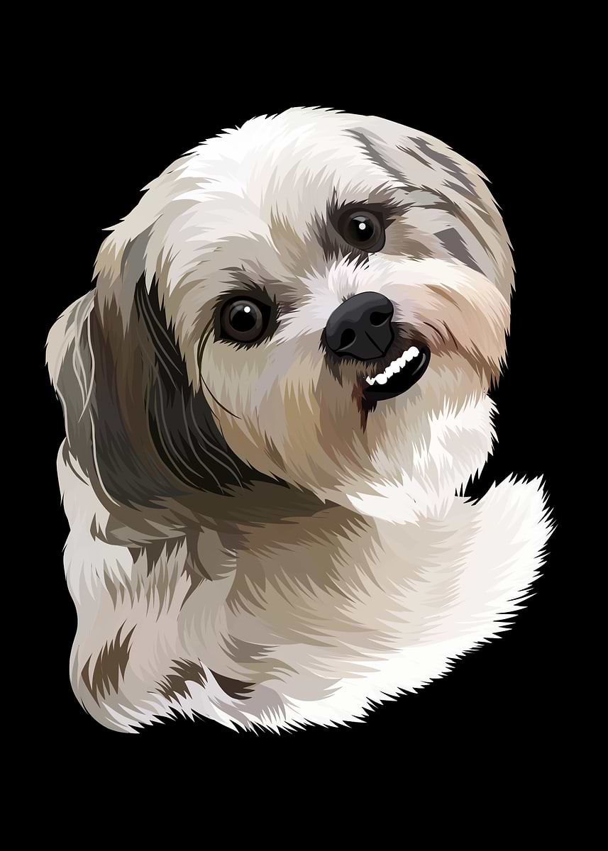 Dog Vector Poster 'The Dog Vector' Poster, picture, metal print, paint by Ega WaMa | Displate