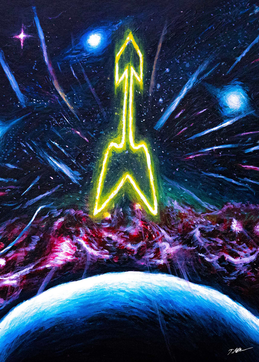 Daft Punk Interstella 5555' Poster, picture, metal print, paint by