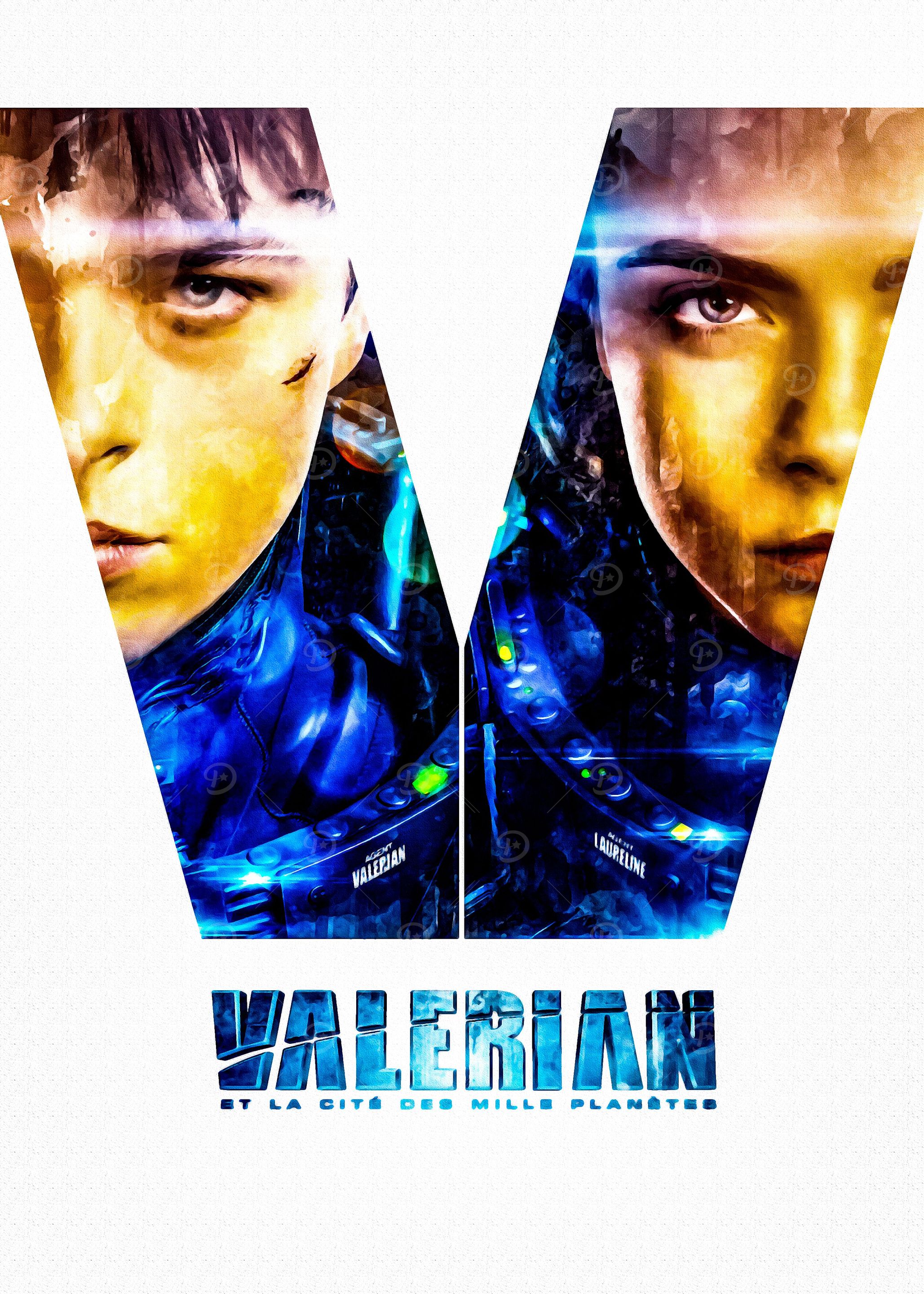 'Valerian And The City Of A' Poster, picture, metal print, paint by ...