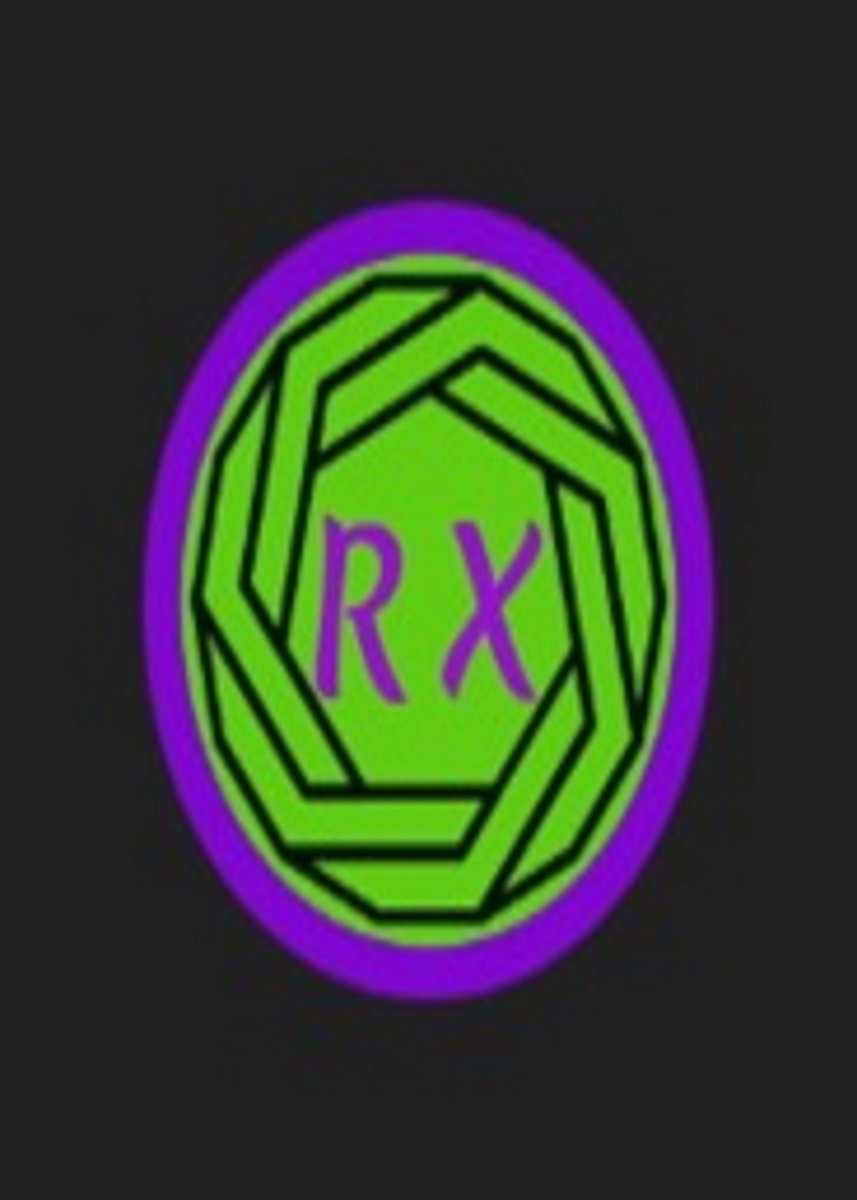 'Rx Logo' Poster, picture, metal print, paint by Jake Scott | Displate