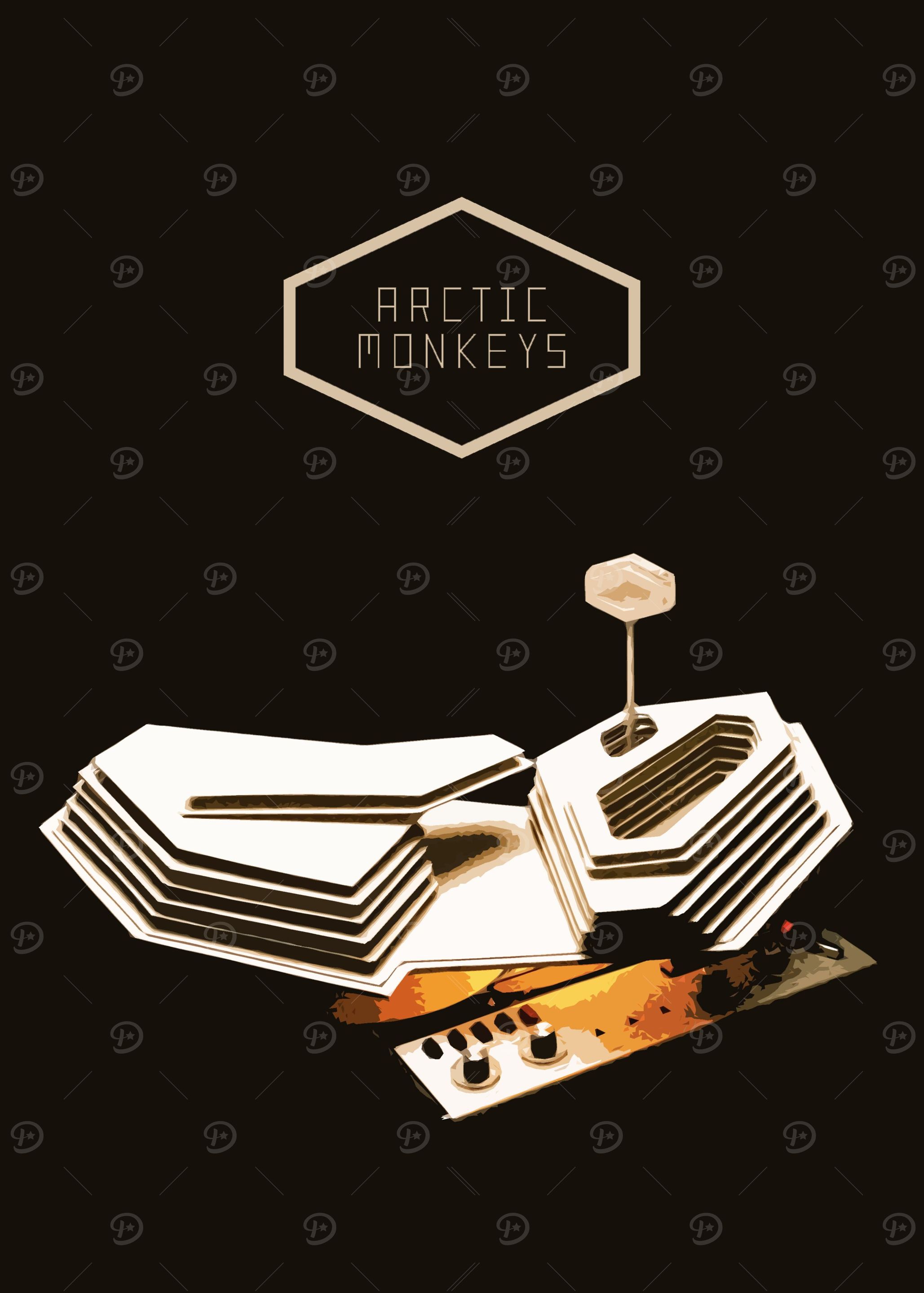 Tranquility Base Hotel' Poster, picture, metal print, paint