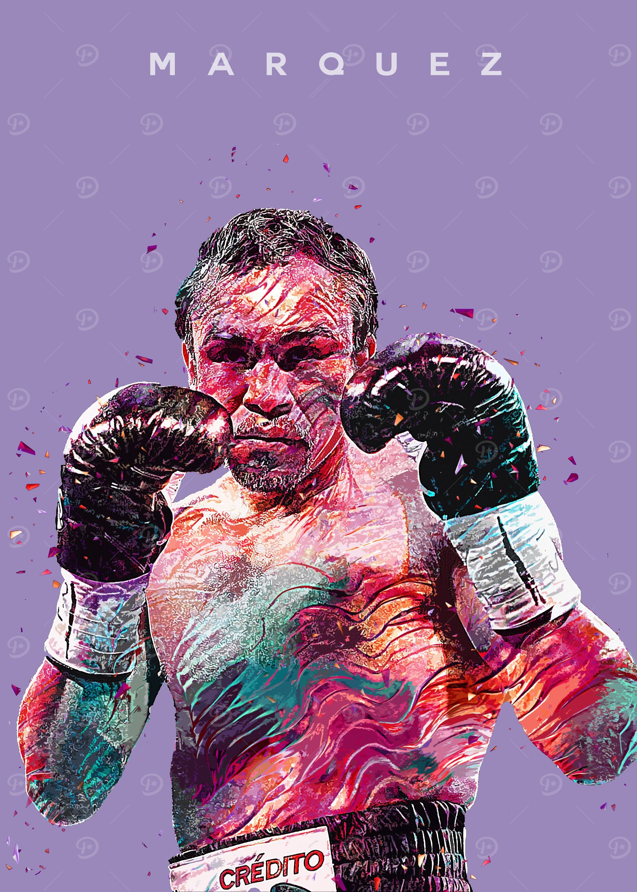 Boxer Juan Manuel Marquez Poster, Picture & Metal Print – Boxing