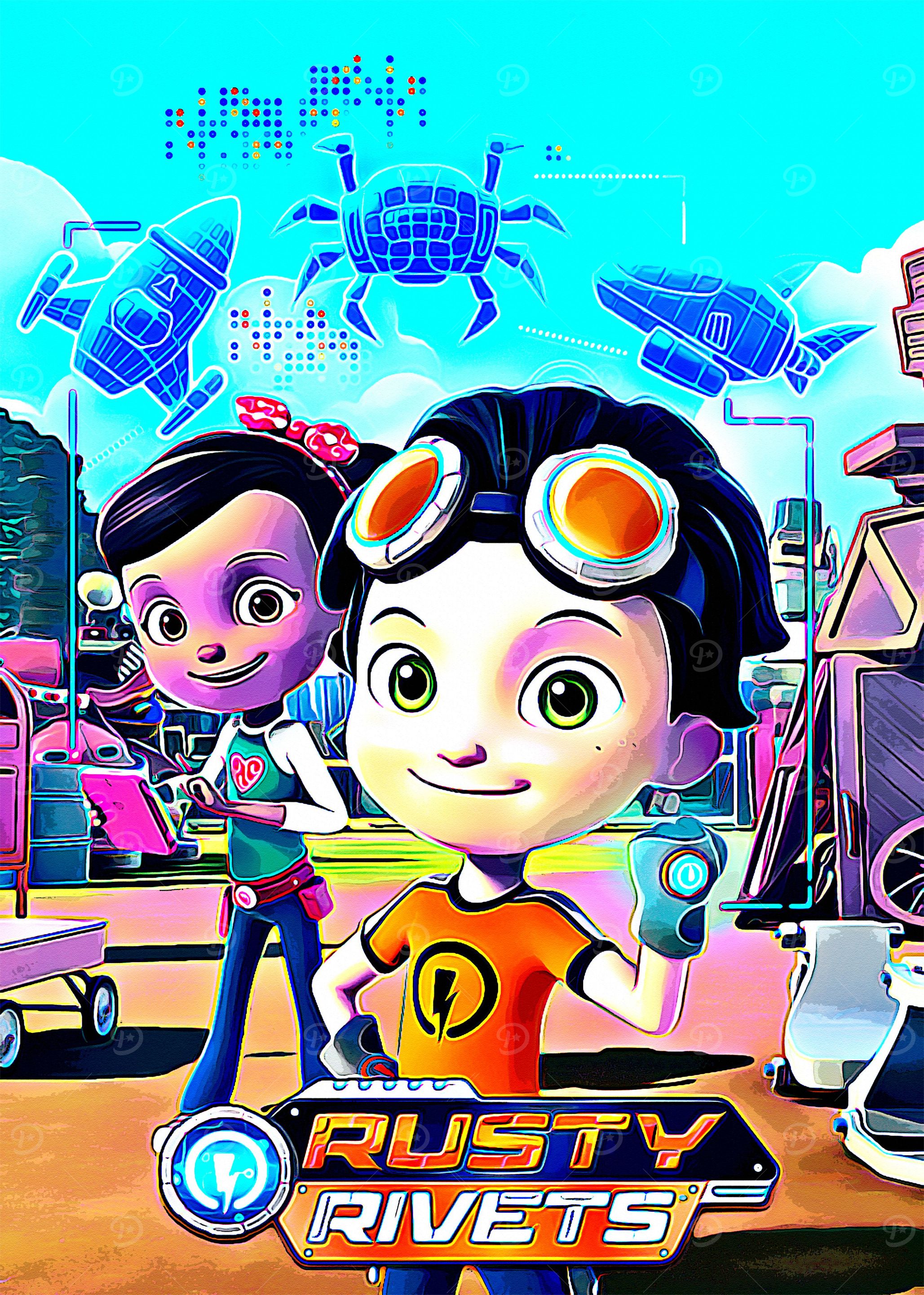 Rusty Rivets Kiss 'Rusty Rivets' Poster, picture, metal print, paint by Zain Brookes ...