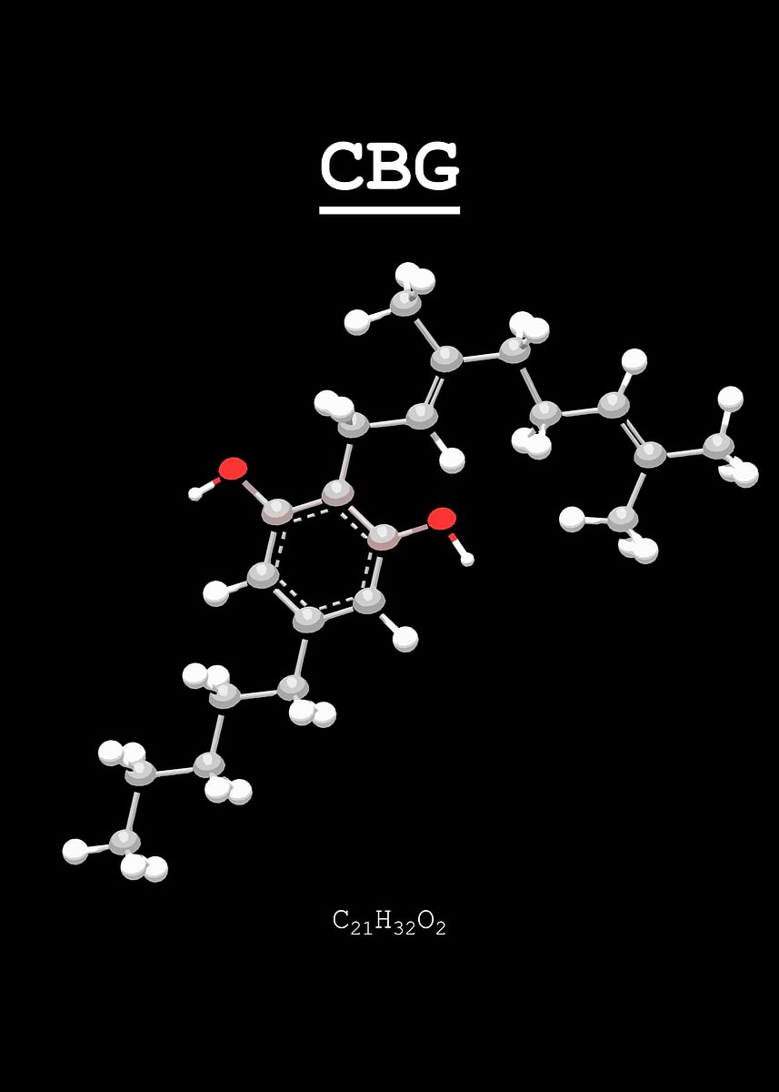 'CBG' Poster, picture, metal print, paint by ChemECool | Displate