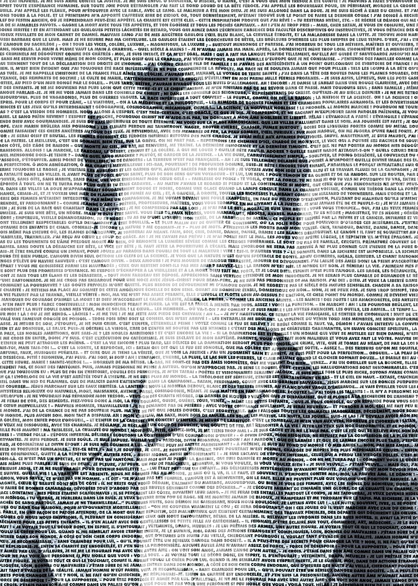 'Arthur Rimbaud french poet' Poster, picture, metal print, paint by ...