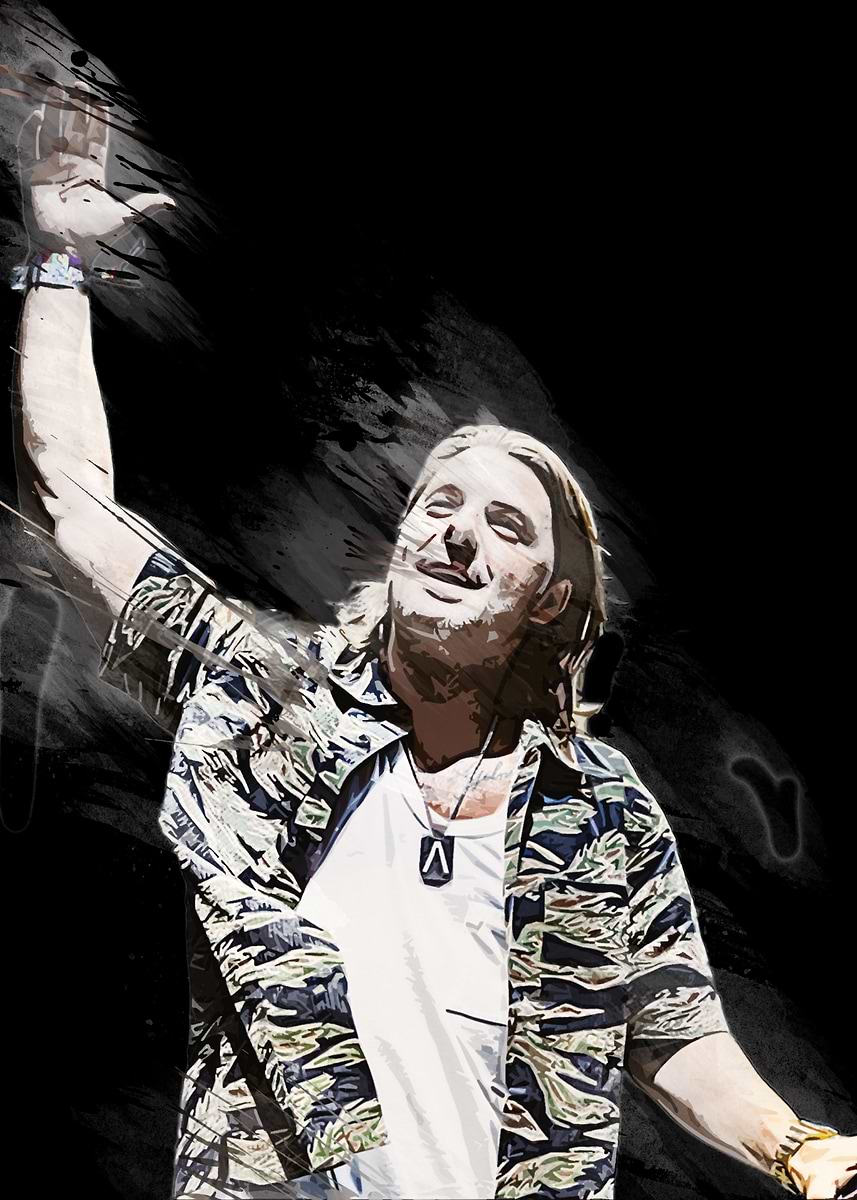 'Axwell' Poster, picture, metal print, paint by MDA STUDIO | Displate