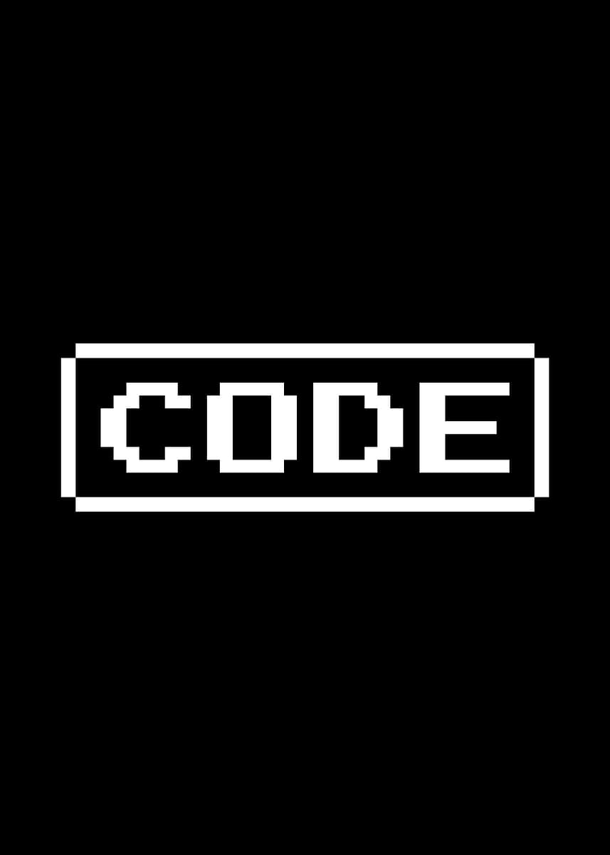 'Code Computer Science Codi' Poster, picture, metal print, paint by ...