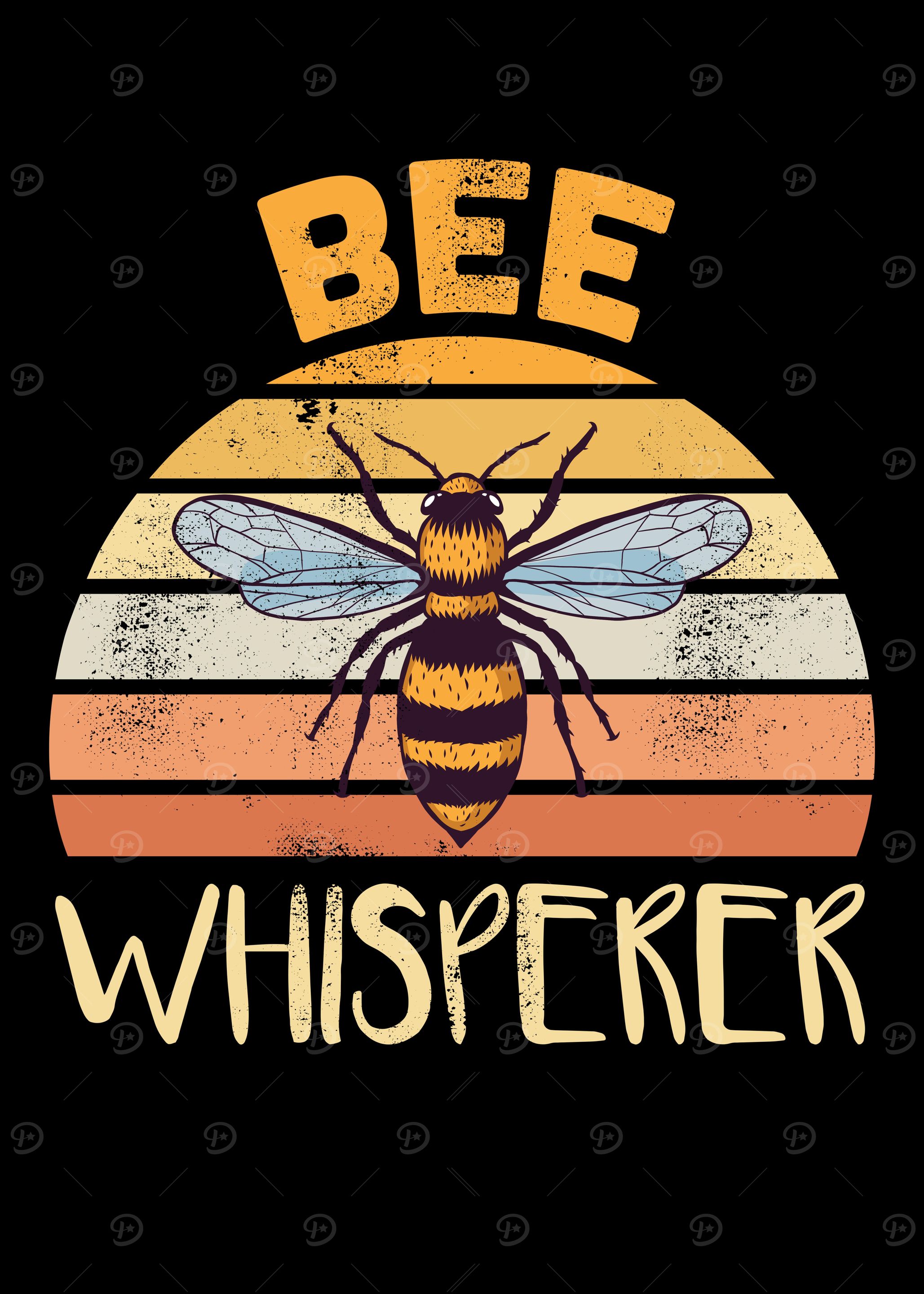 Bee Postser 'Beekeeping Bee Whisperer' Poster, picture, metal print, paint by Phil ...