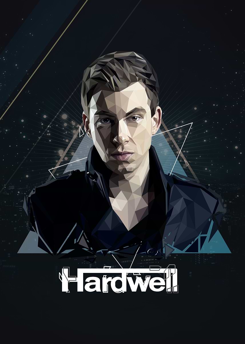 'hardwell' Poster, picture, metal print, paint by Most Popular Cult ...
