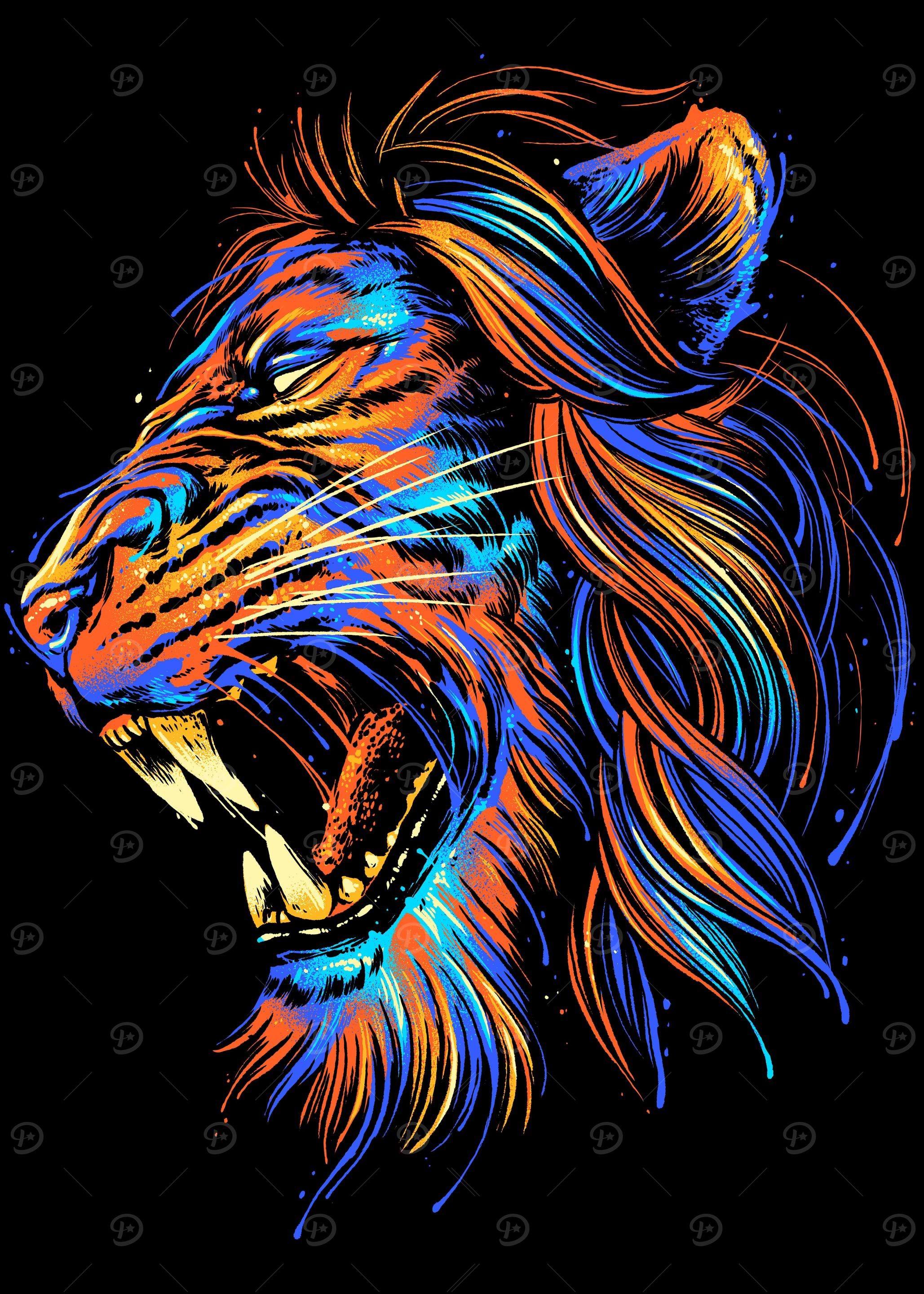 Color Show Rage 'The Color of Rage' Poster, picture, metal print, paint by ...