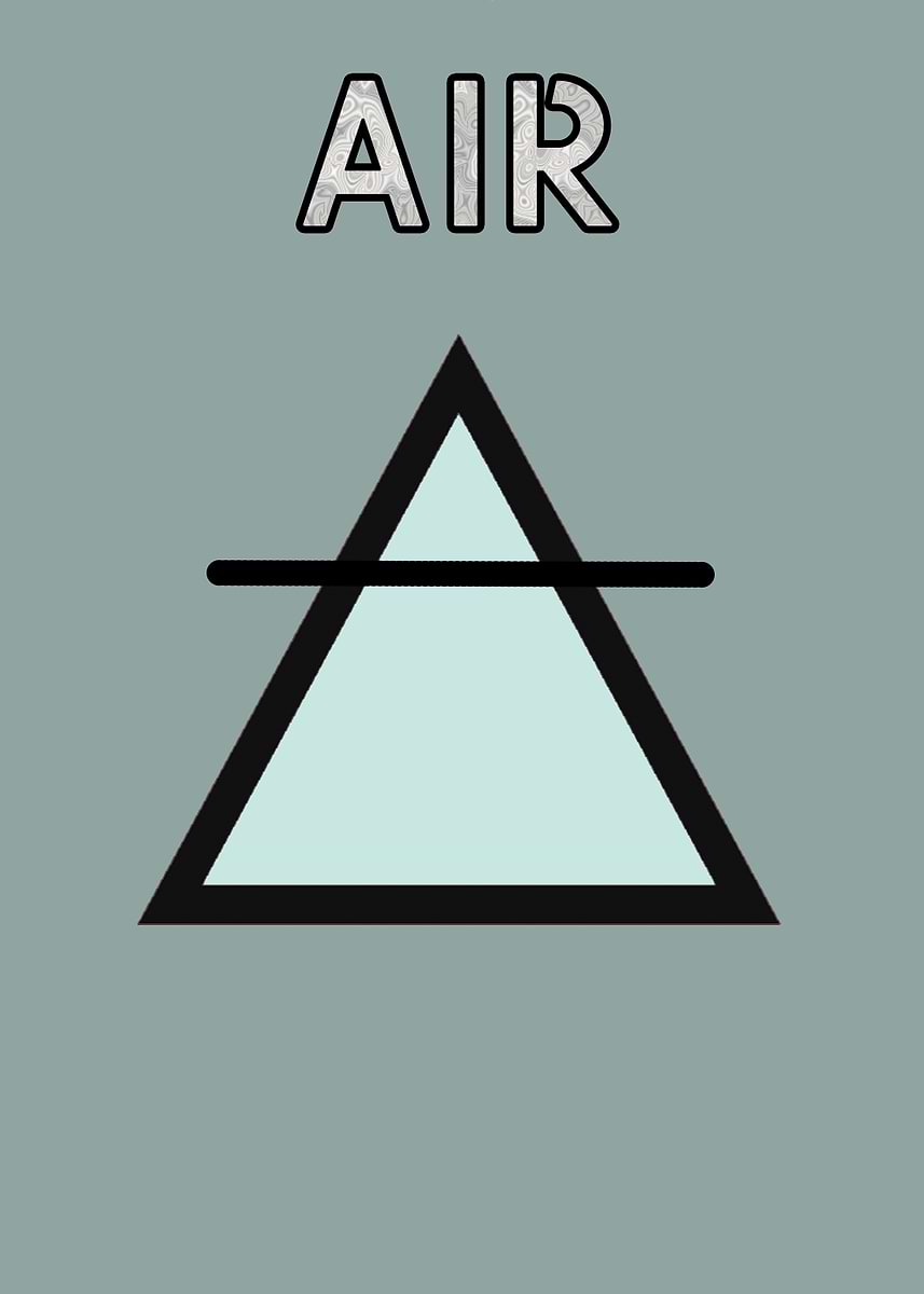 'AIR ELEMENT' Poster, picture, metal print, paint by TroisiemeOeil ...