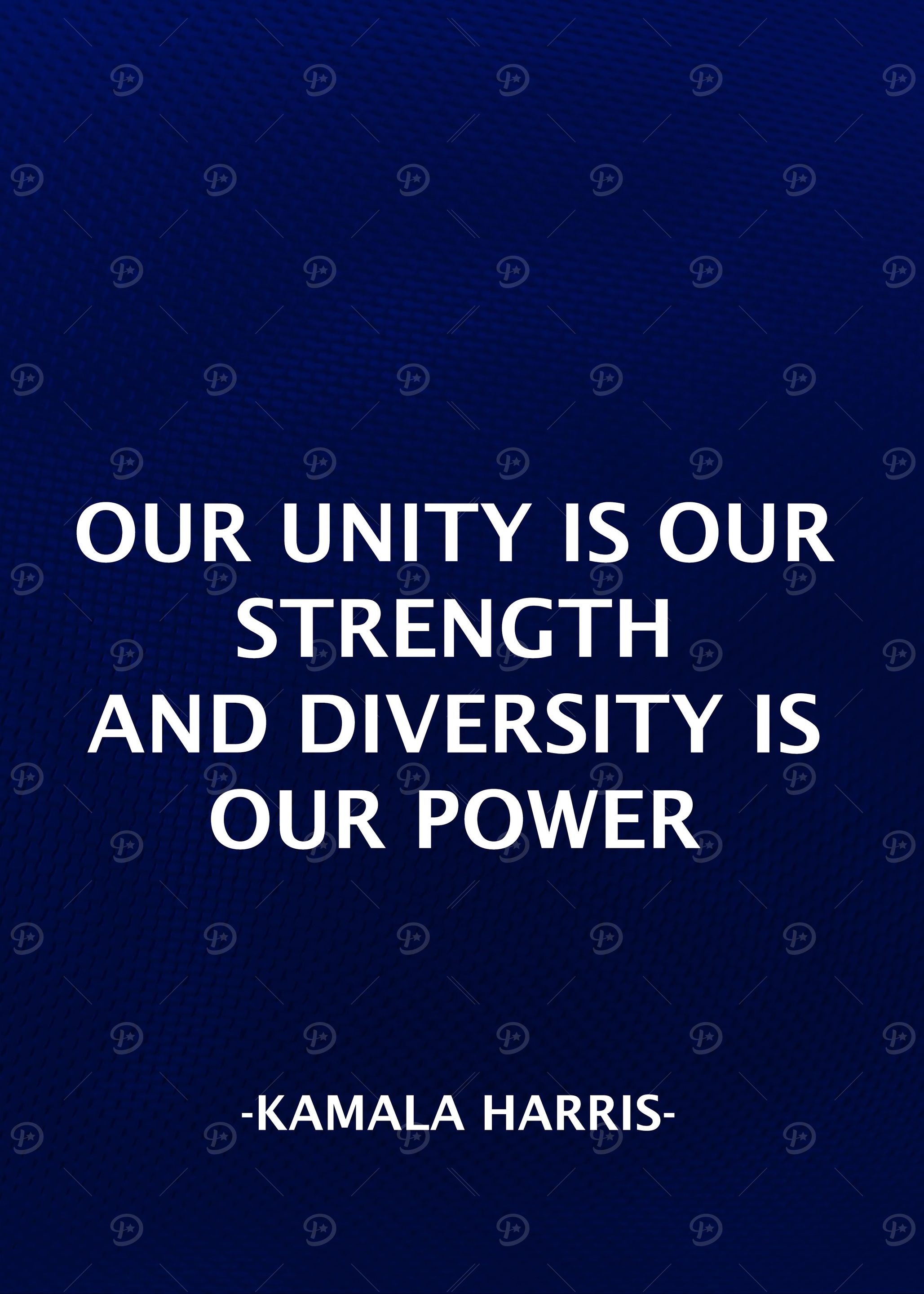 Quotes Positionality 'Kumala HarrisQoute' Poster, picture, metal print, paint by D A N ...