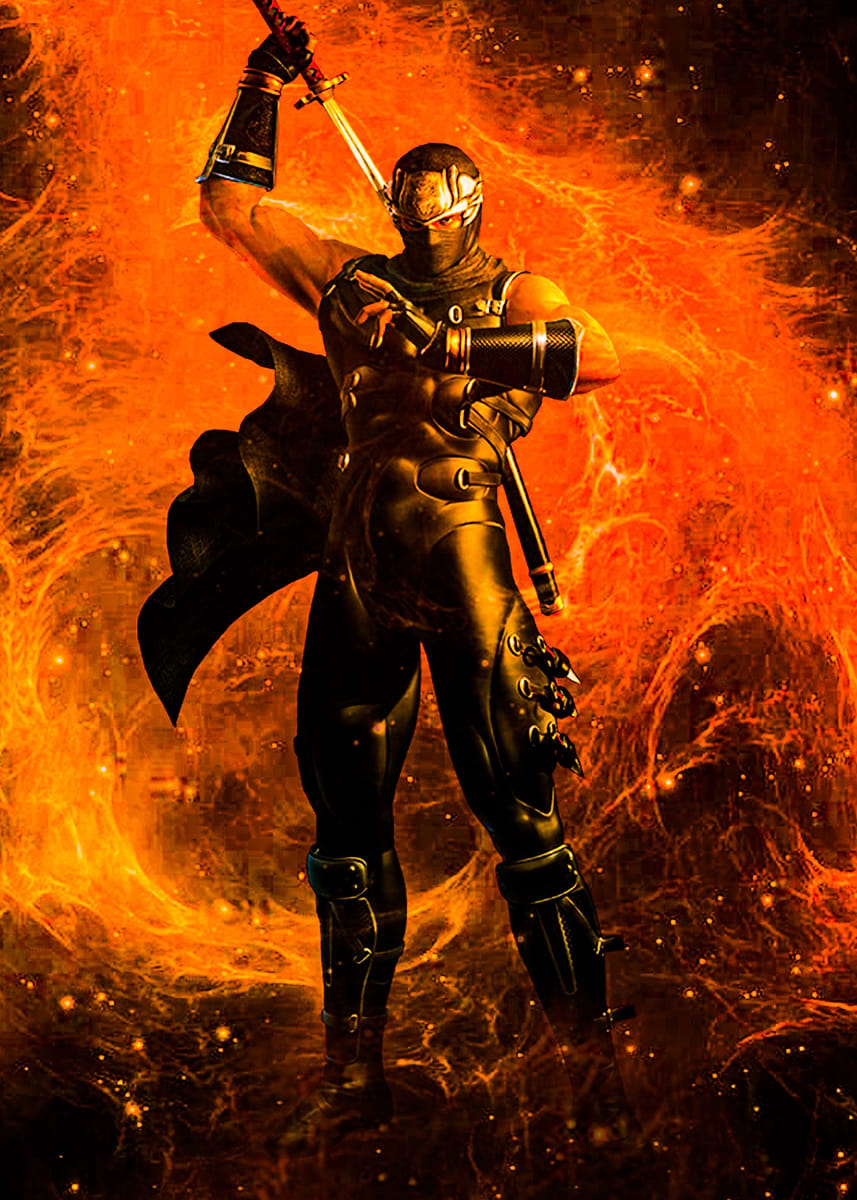 NINJA GAIDEN 店頭ポスター d0f8826f10b8ab89b5a41f44651467
