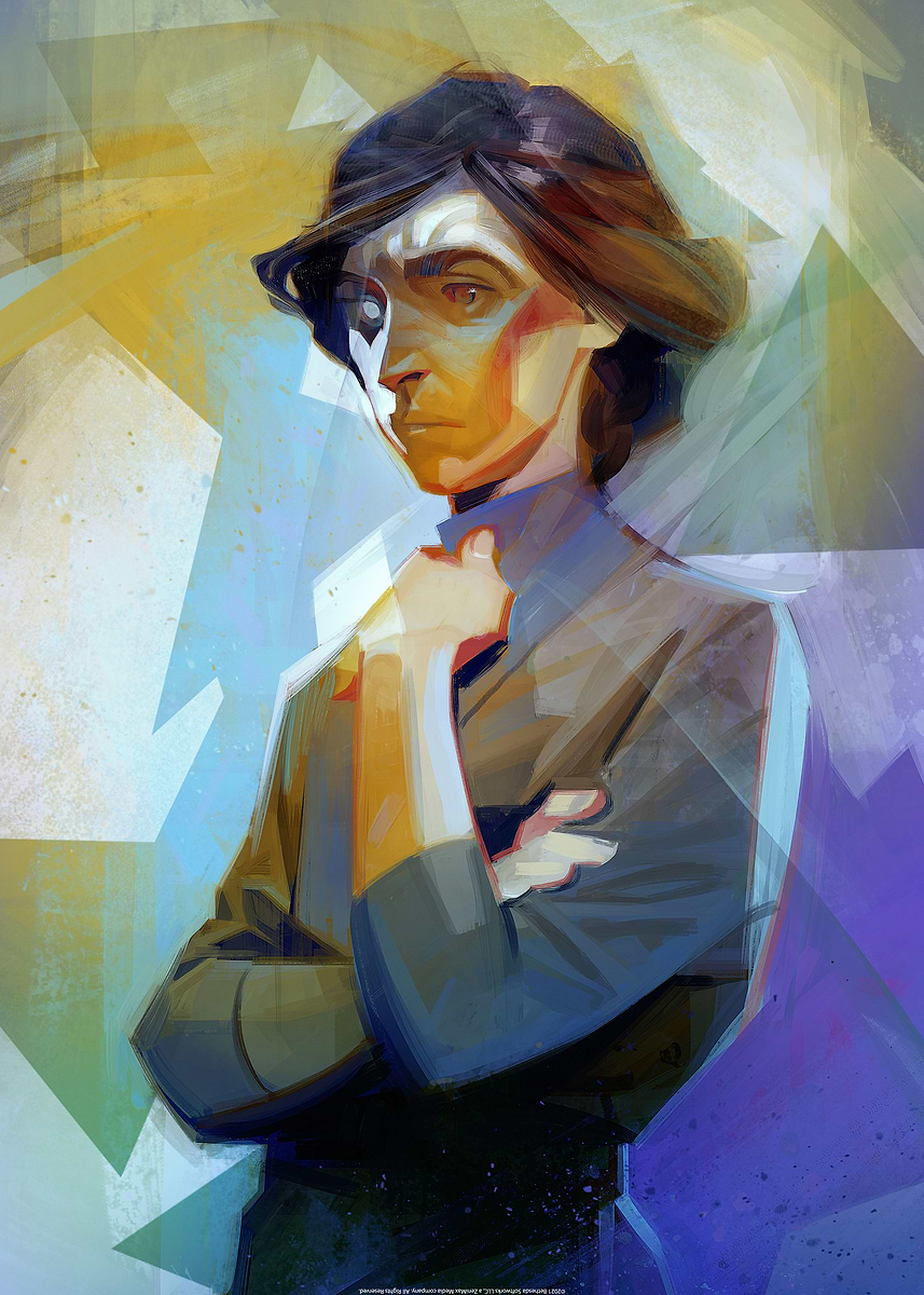 Alexandria Hypatia' Poster, picture, metal print, paint by