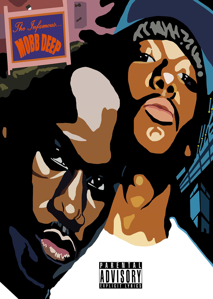 MOBB DEEP THE INFAMOUS' Poster, picture, metal print, paint by