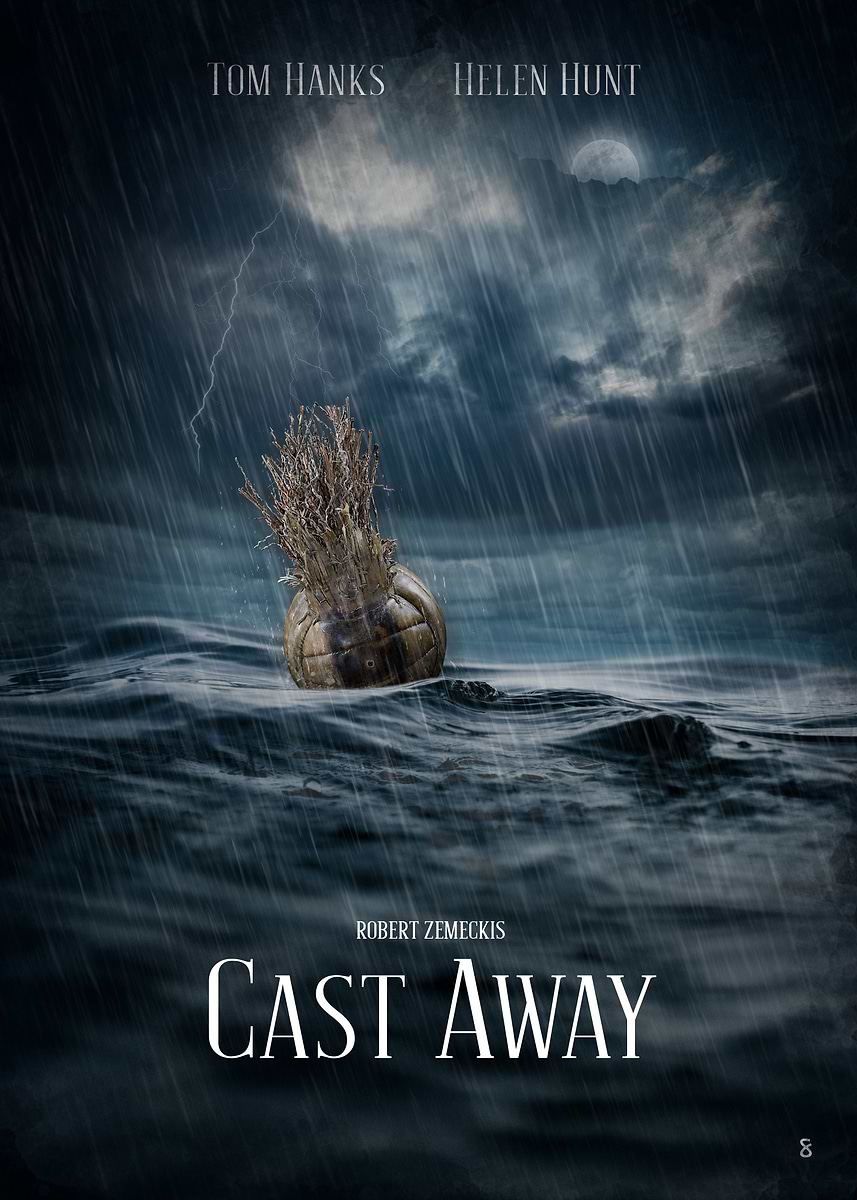 Cast Away Poster, Picture & Metal Print – Movies | Displate