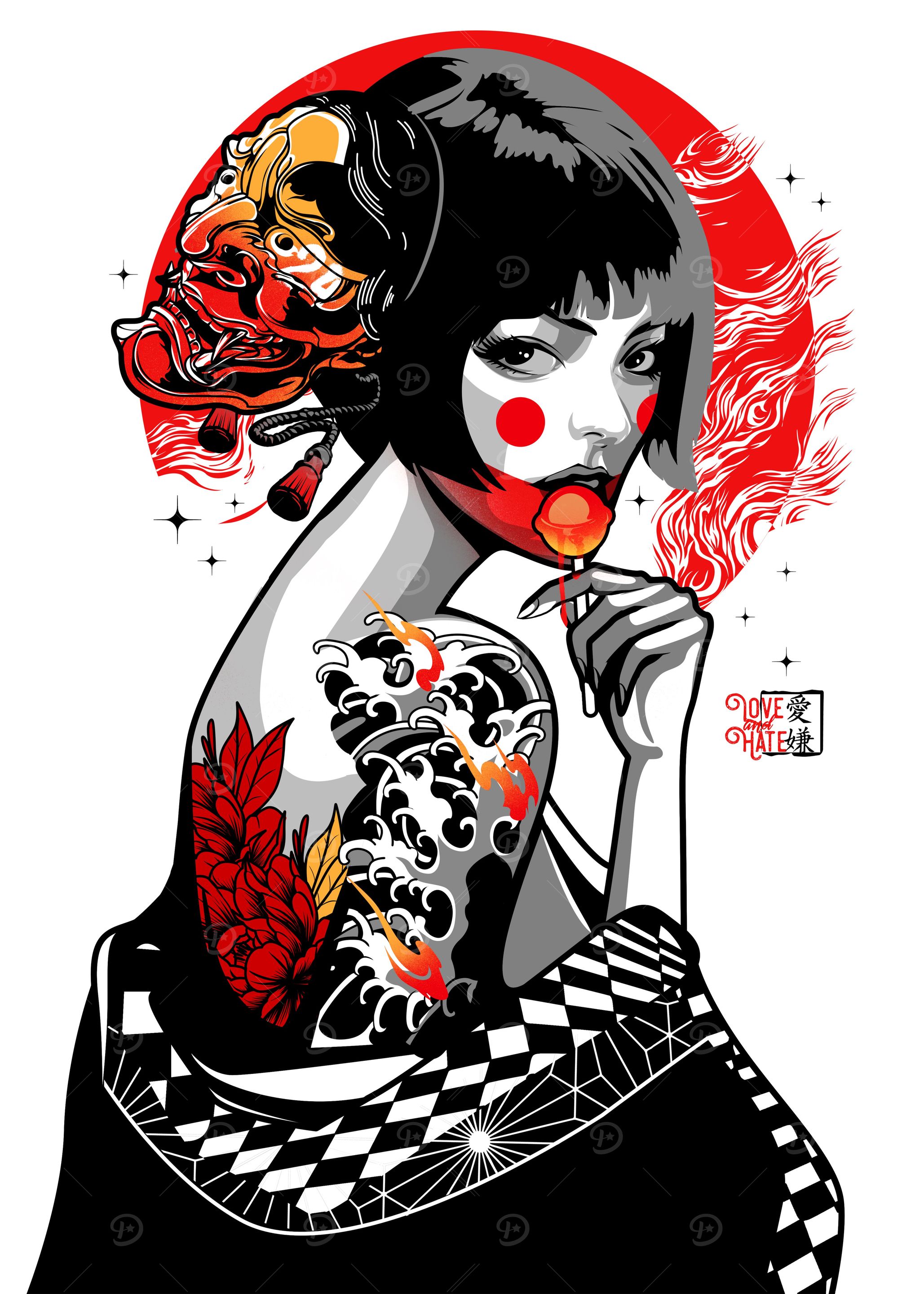 アート・デザイン・音楽 Destroy All Monsters: Geisha This DESTROY ALL MONSTERS 