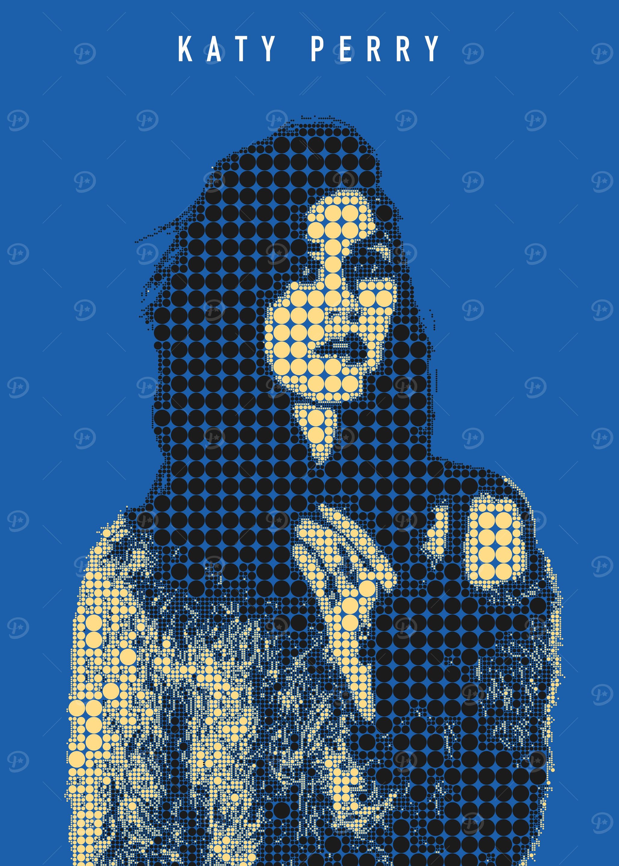 'Katy Perry' Poster, picture, metal print, paint by Bestselling Music ...