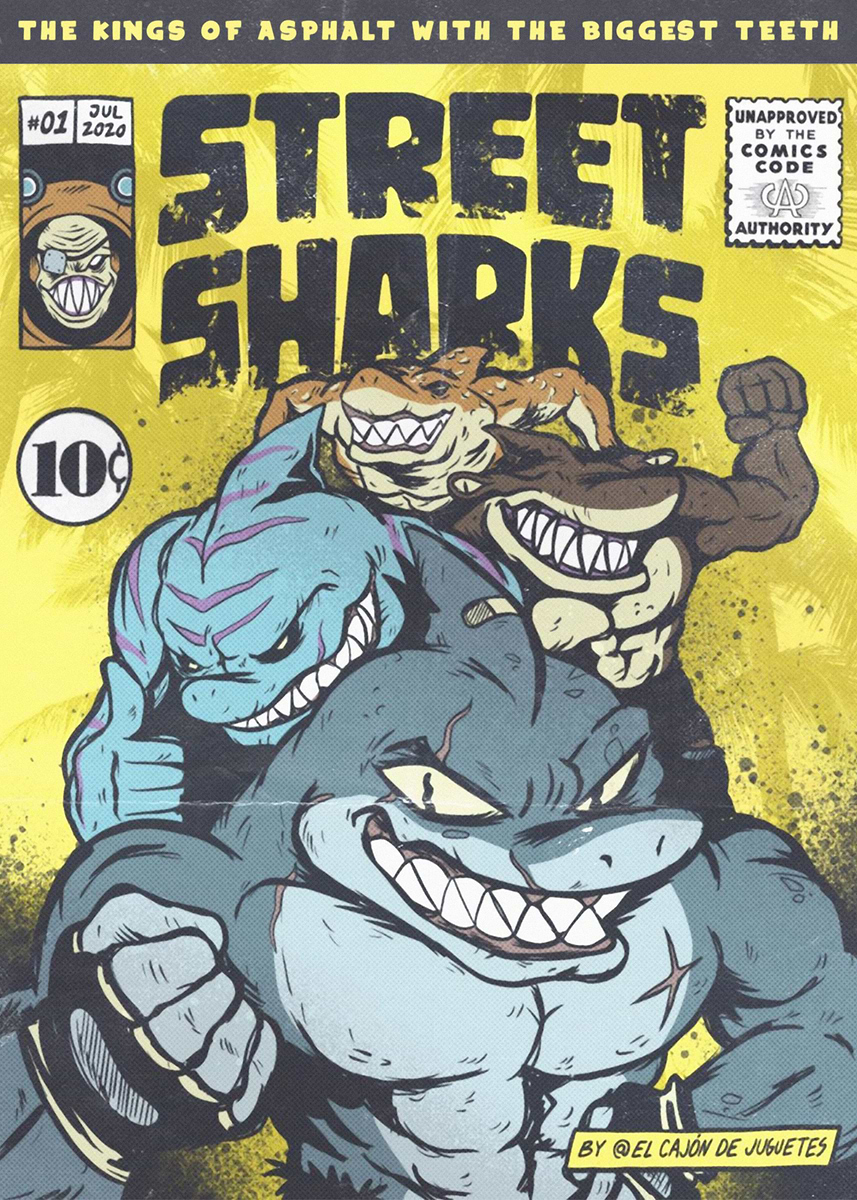SHARK ポスター fposter,large,wall_texture,