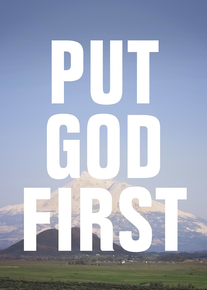 Amazon.com: Put God First Wooden Sign Bible Verses Signs