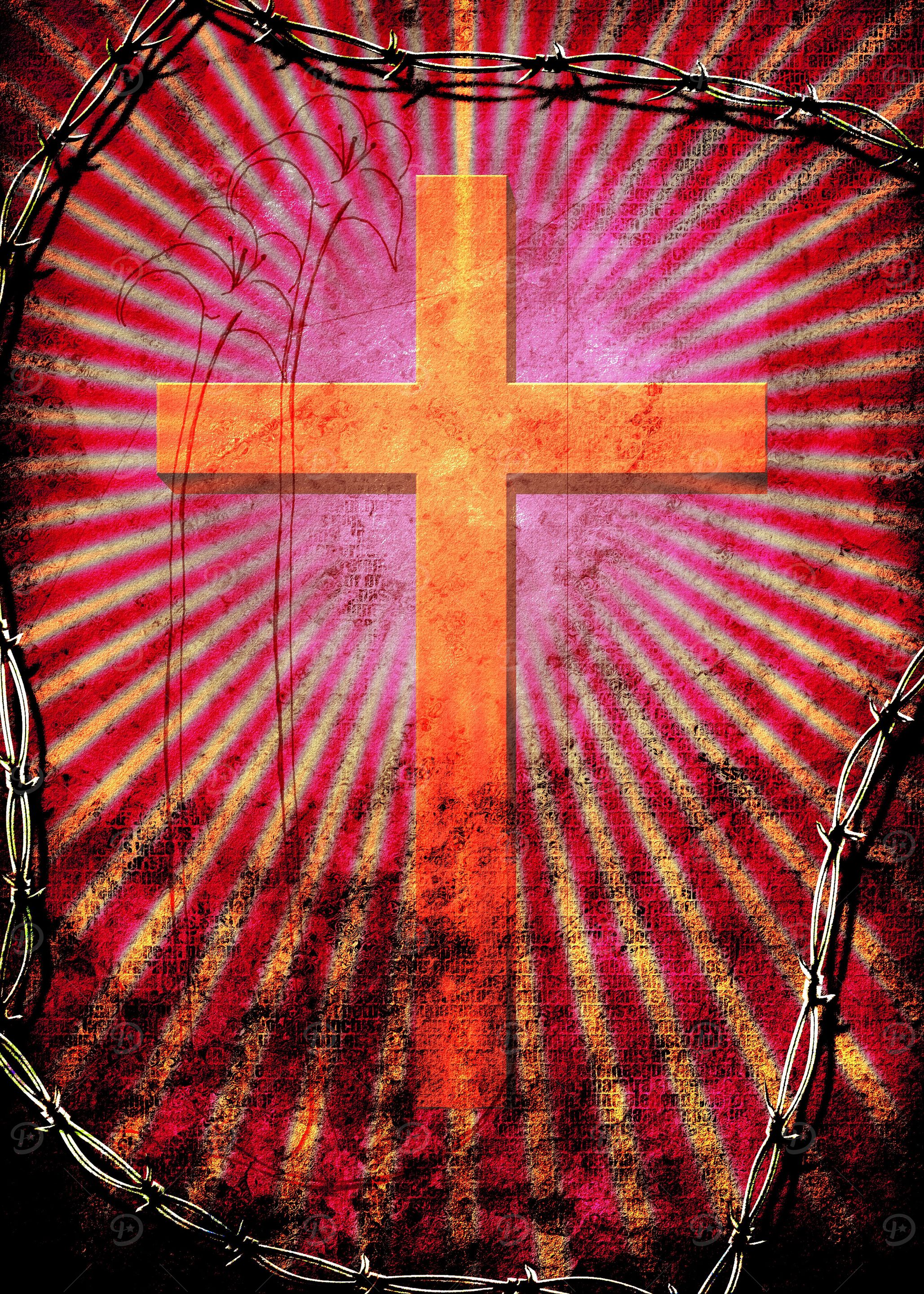 'Cross ' Poster, picture, metal print, paint by Bruce Rolff | Displate