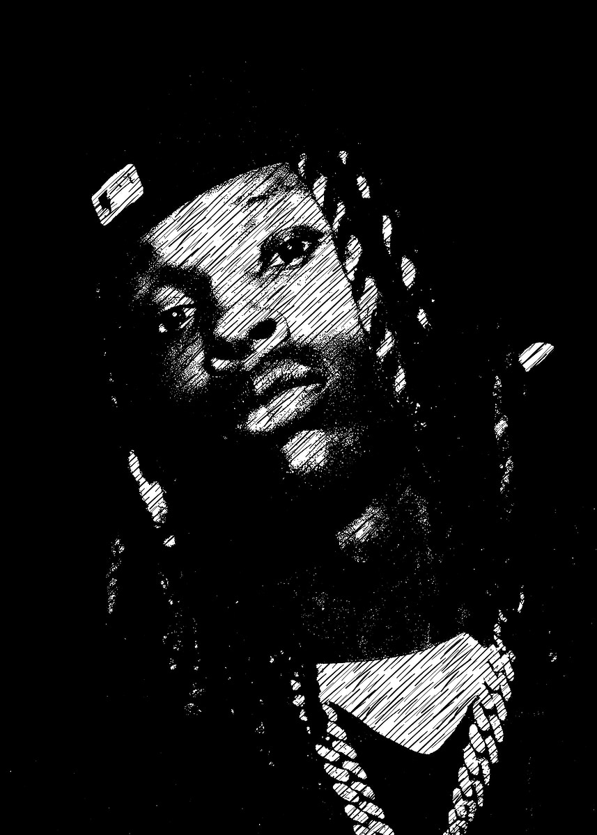 Vintage King von Poster, Picture & Metal Print – Hip Hop | Displate