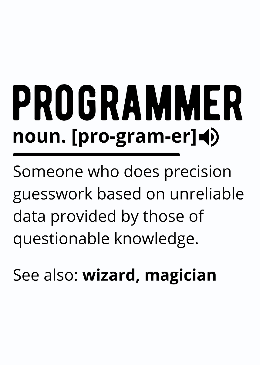 'Funny Programmer Code ' Poster, picture, metal print, paint by teehowa ...
