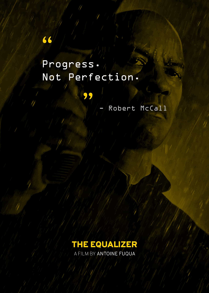 The Equalizer' Poster, picture, metal print, paint by Quoteey