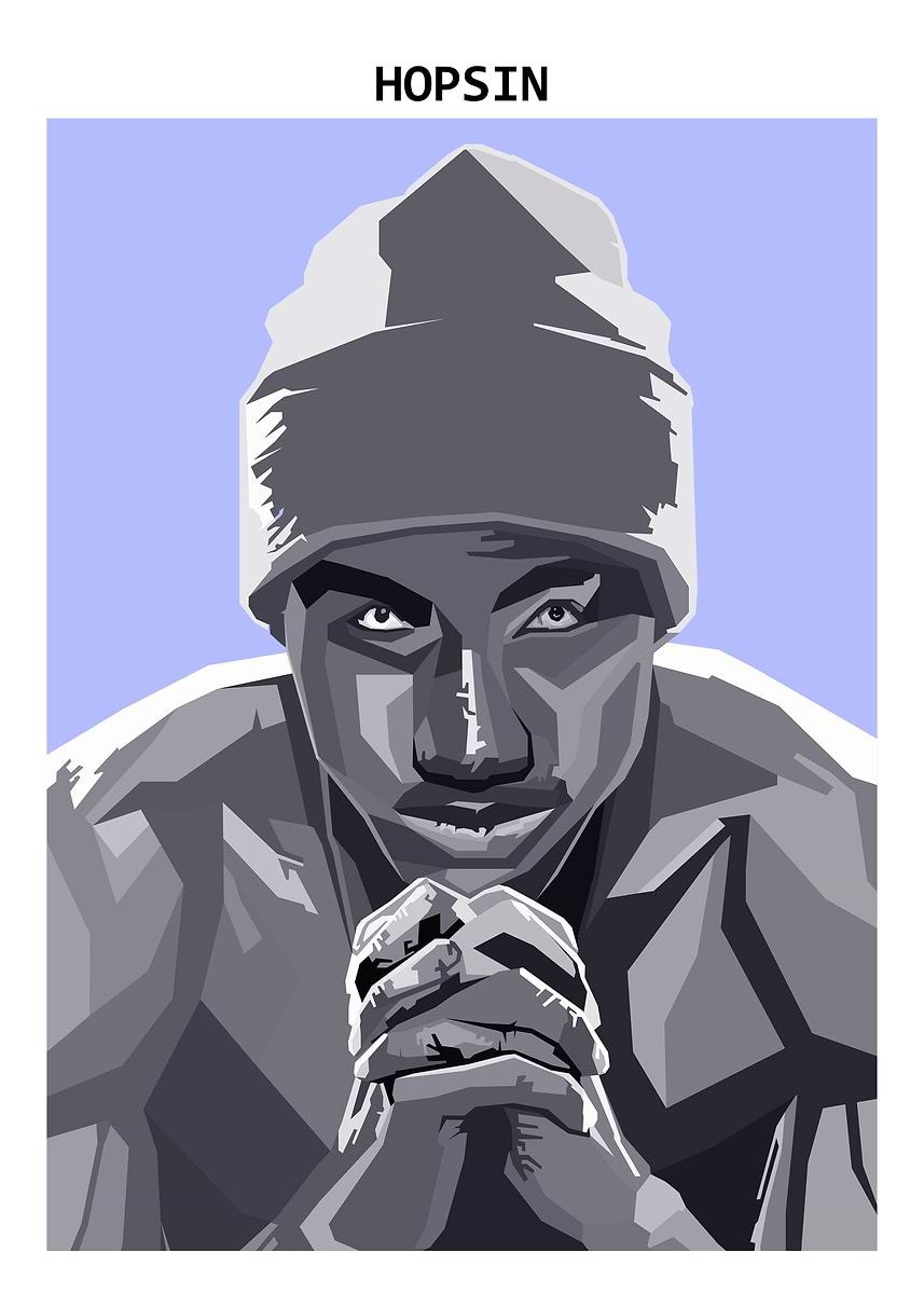 Hopsin Rapper' Poster, picture, metal print, paint by NGUYEN DINH