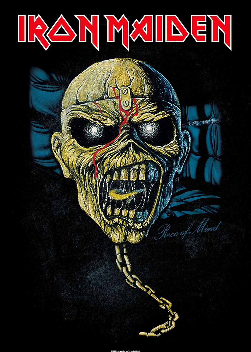 Eddie Head Piece of Mind' Poster, picture, metal print