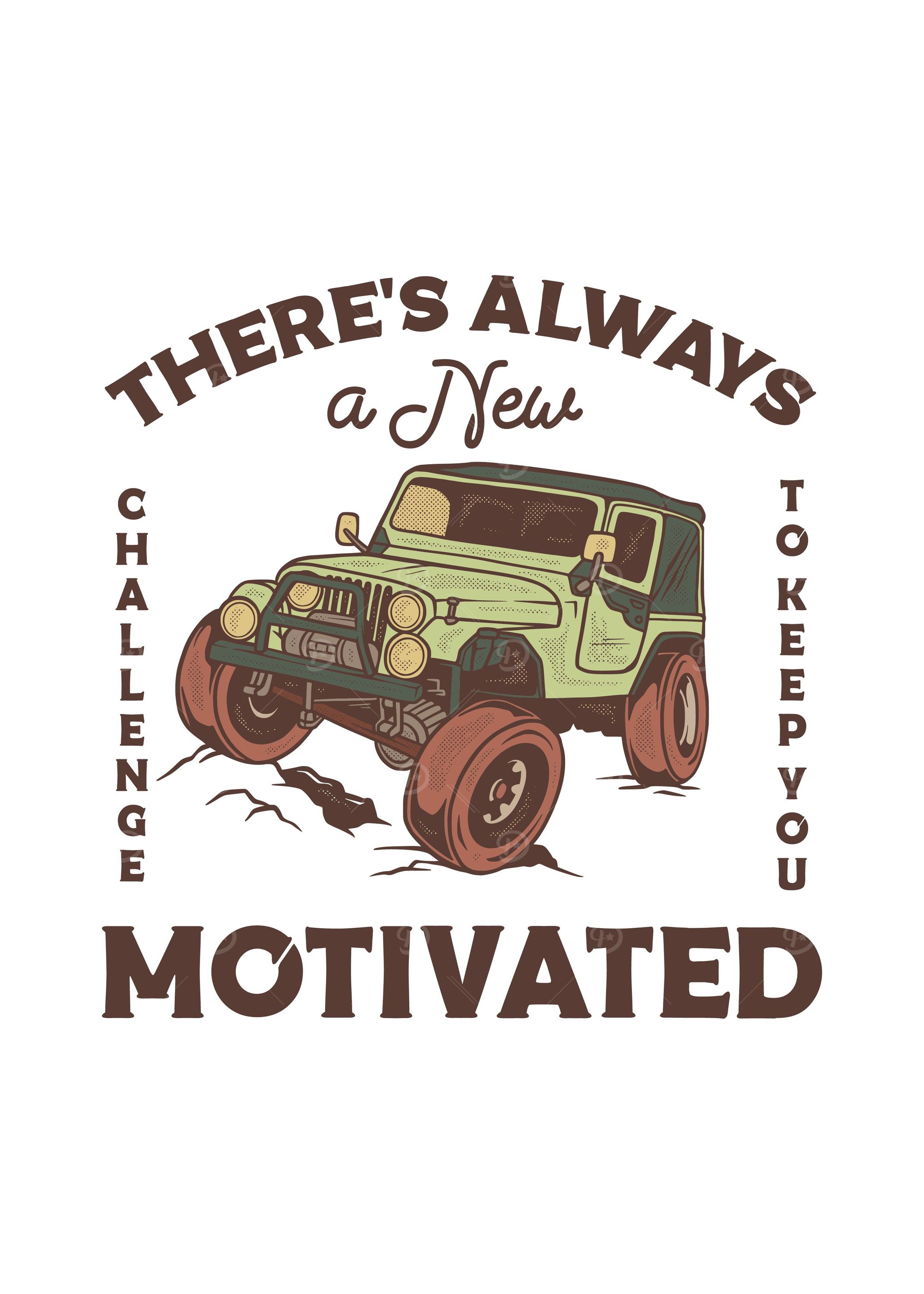 'New Motivated' Poster, picture, metal print, paint by vintagedivision ...
