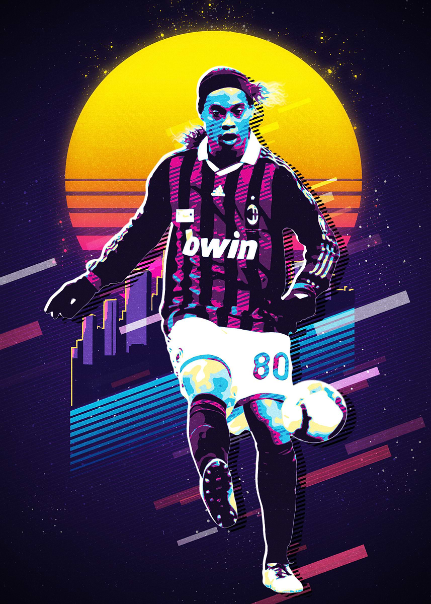 Reinaldo Poster 'Ronaldinho' Poster, picture, metal print, paint by Creative Poster ...