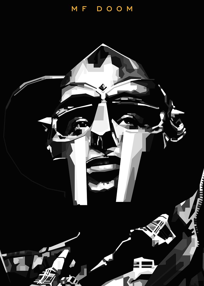 M.i.C MF DOOM POSTER ポスター L FACE mf-doom-czarface-album-poster-