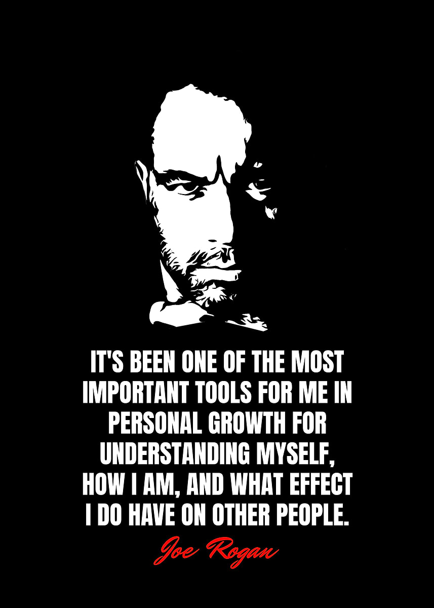 Joe Rogan Gun Quotes 'Joe Rogan Quotes' Poster, picture, metal print, paint by Best Quotes ...