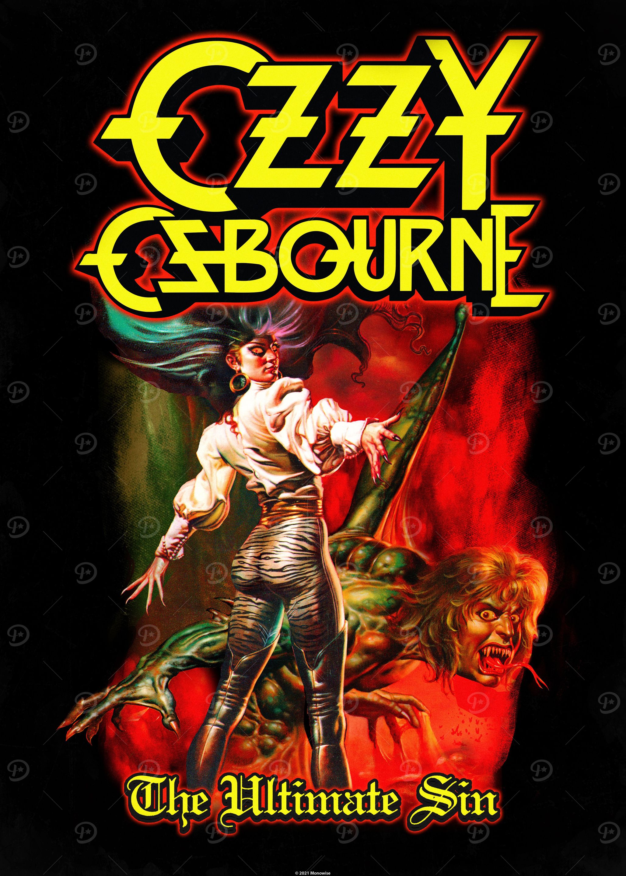 The Ultimate Sin Album Art' Poster, picture, metal print