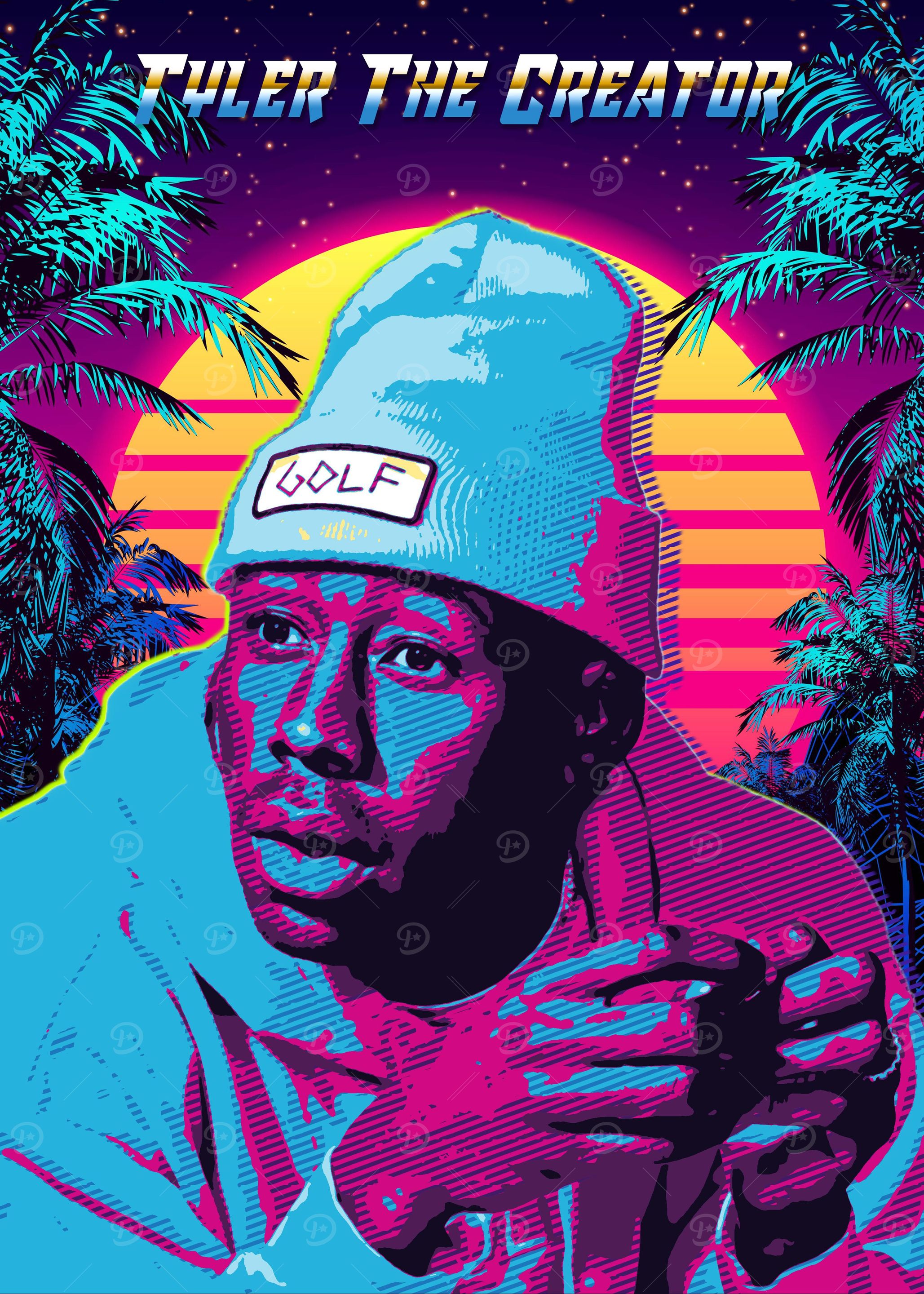 Tyler Graphics 'tyler the creator' Poster, picture, metal print, paint by Bestselling ...