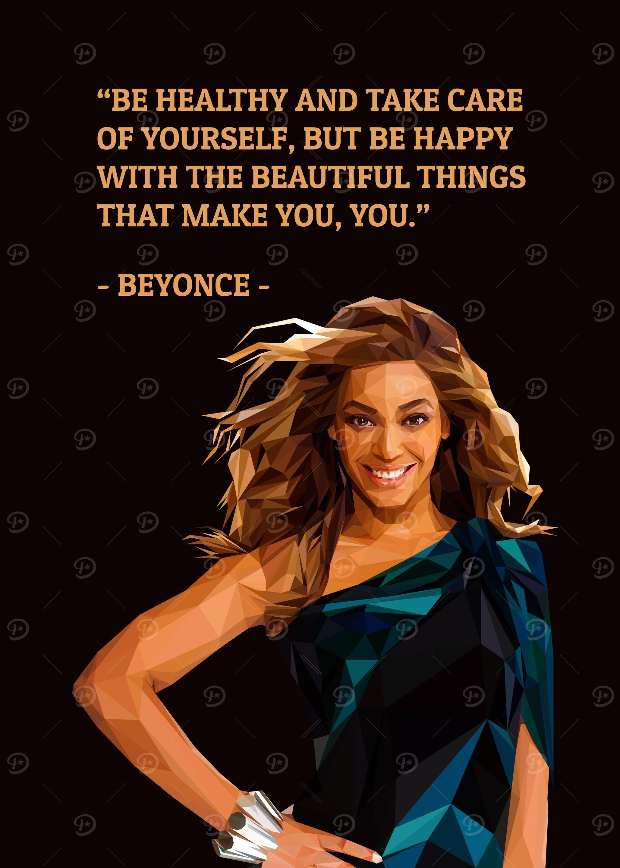 'Beyonce' Poster, picture, metal print, paint by Yanz Studio | Displate